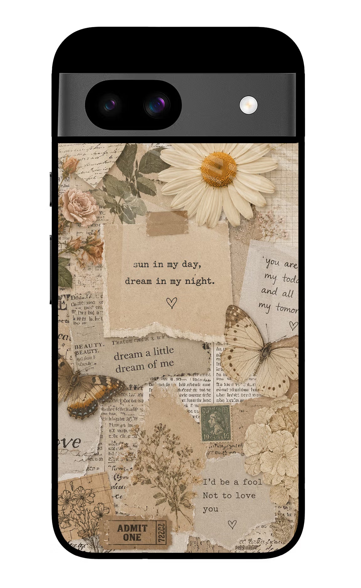 Vintage case Google Pixel 8A Glass Case - Vintage case Google Pixel 8A Glass Case Vintage case Google Pixel 8A Glass Case