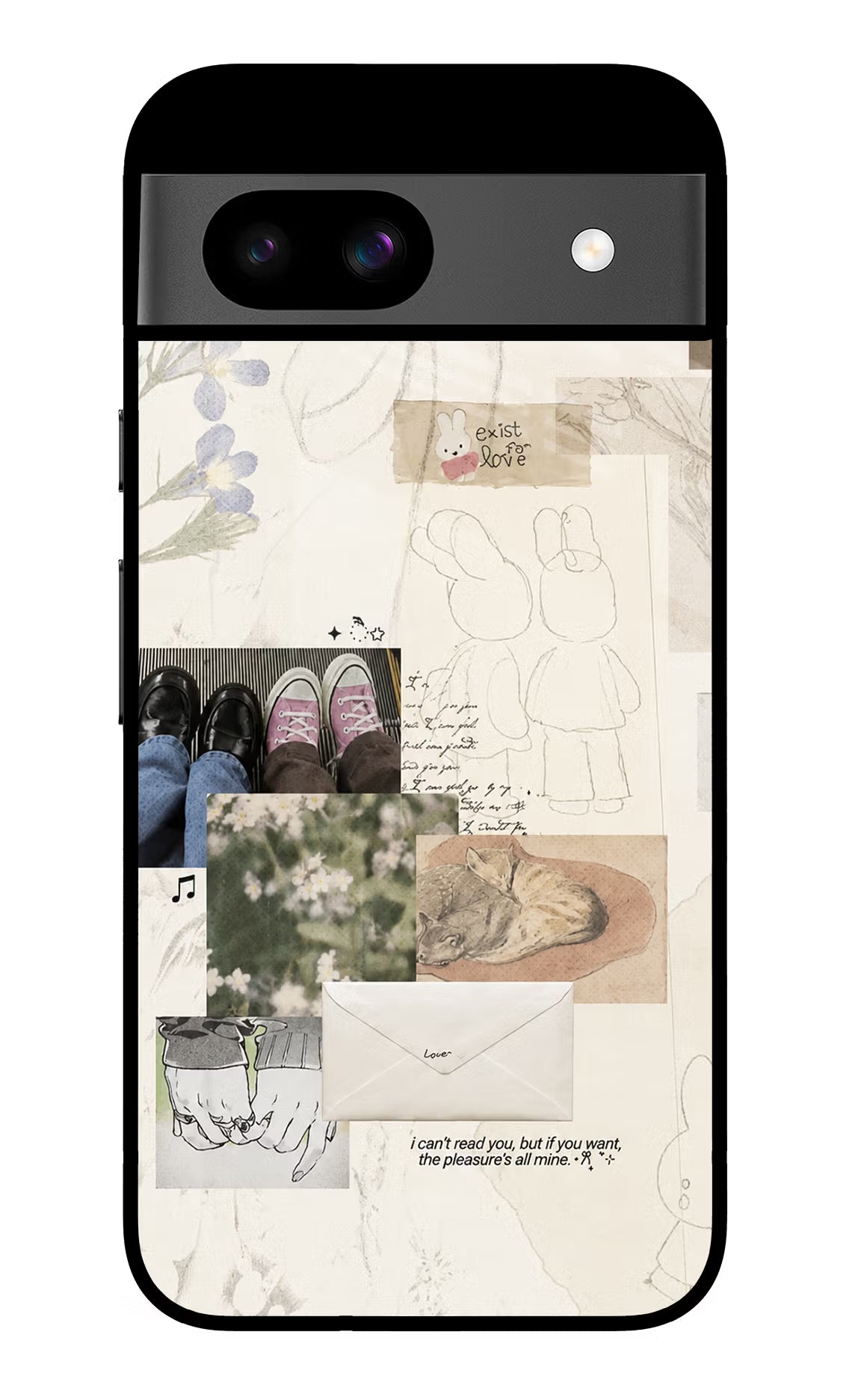 Soft Aesthetic Google Pixel 8A Glass Case - Soft Aesthetic Google Pixel 8A Glass Case Soft Aesthetic Google Pixel 8A Glass Case