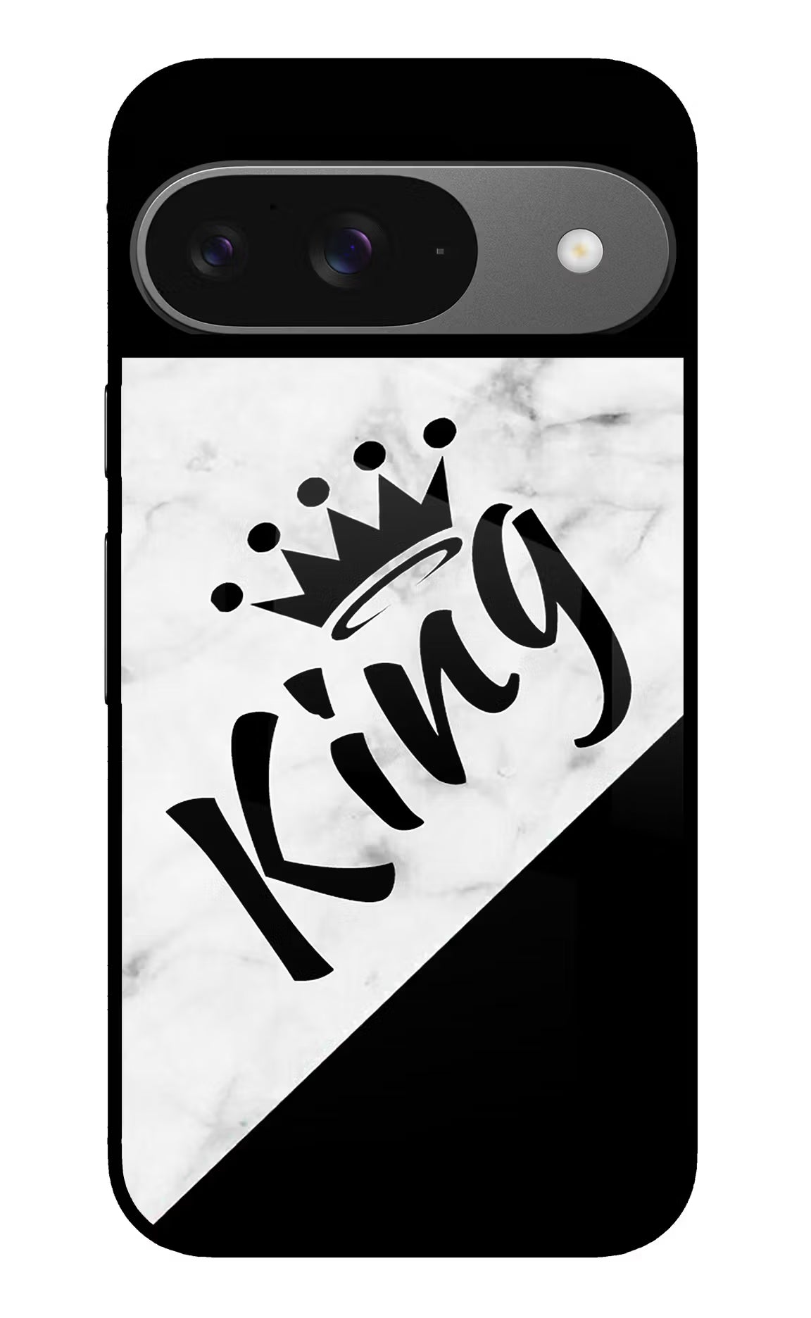 King Google Pixel 9 Glass Case - King Google Pixel 9 Glass Case King Google Pixel 9 Glass Case