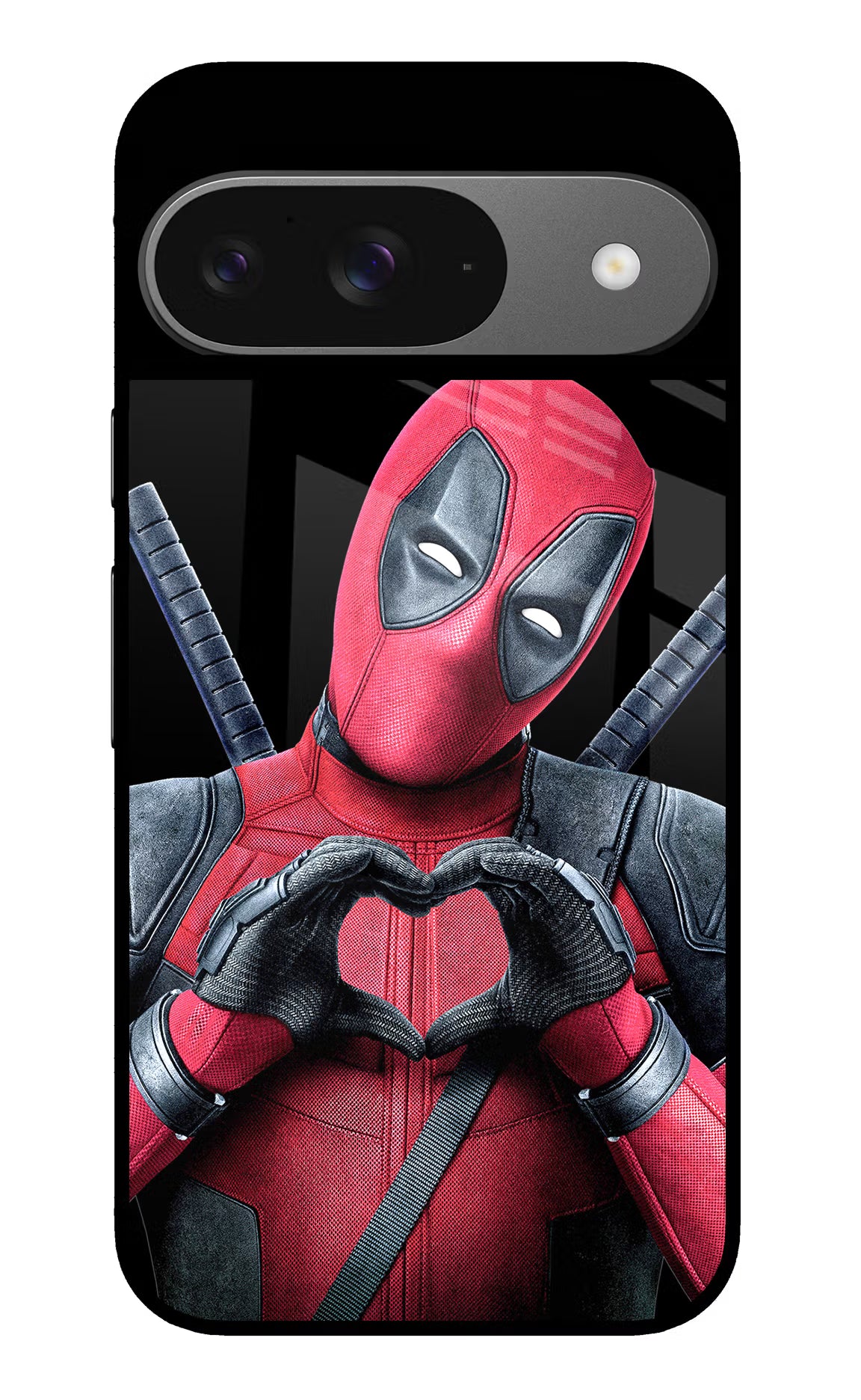 Deadpool Google Pixel 9 Glass Case - Deadpool Google Pixel 9 Glass Case Deadpool Google Pixel 9 Glass Case