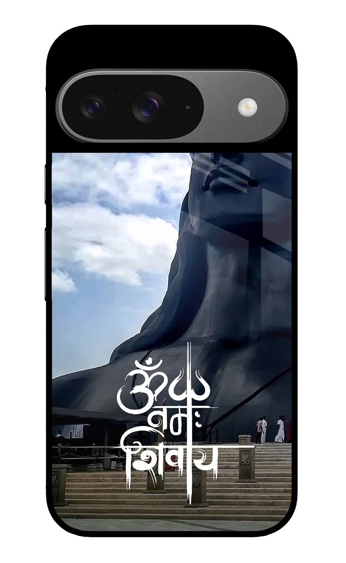 Om Namah Shivay Google Pixel 9 Glass Case - Om Namah Shivay Google Pixel 9 Glass Case Om Namah Shivay Google Pixel 9 Glass Case