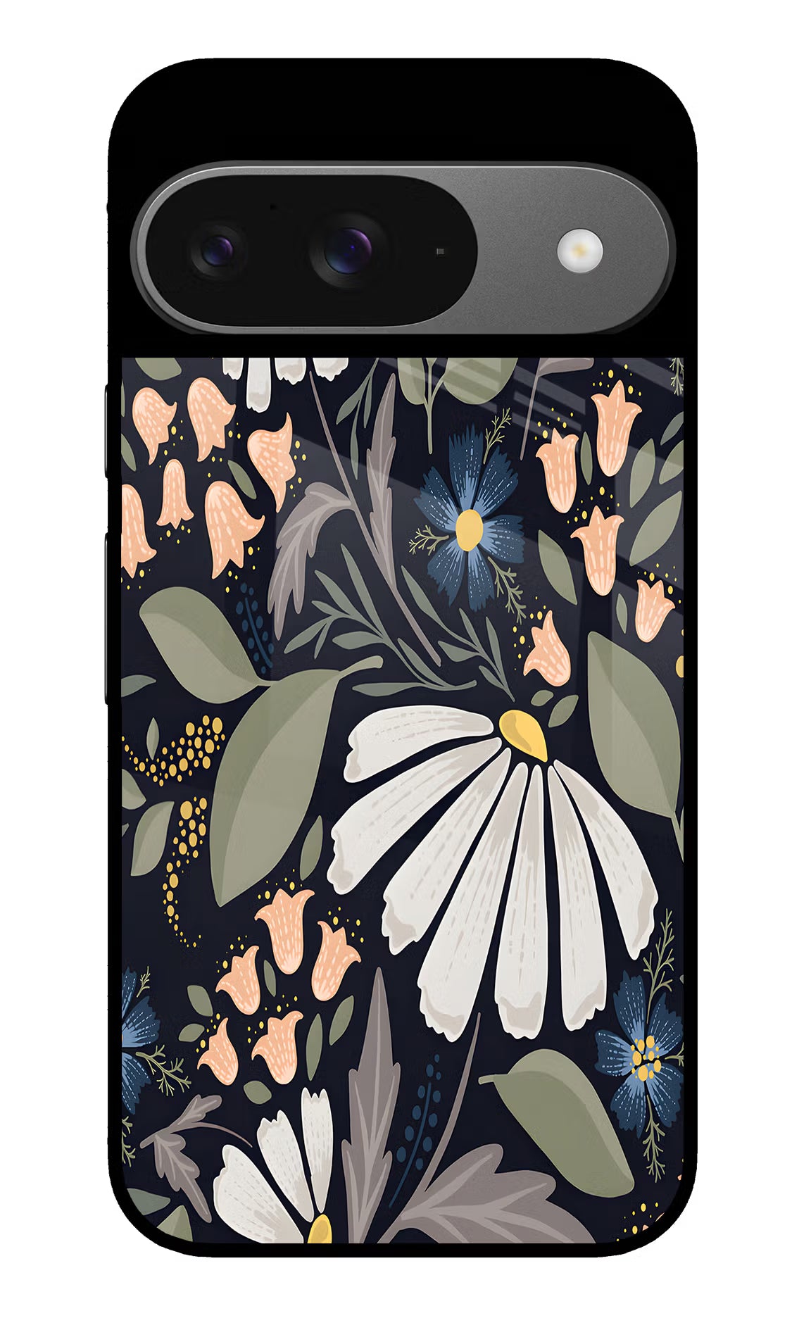 Flowers Art Google Pixel 9 Glass Case - Flowers Art Google Pixel 9 Glass Case Flowers Art Google Pixel 9 Glass Case