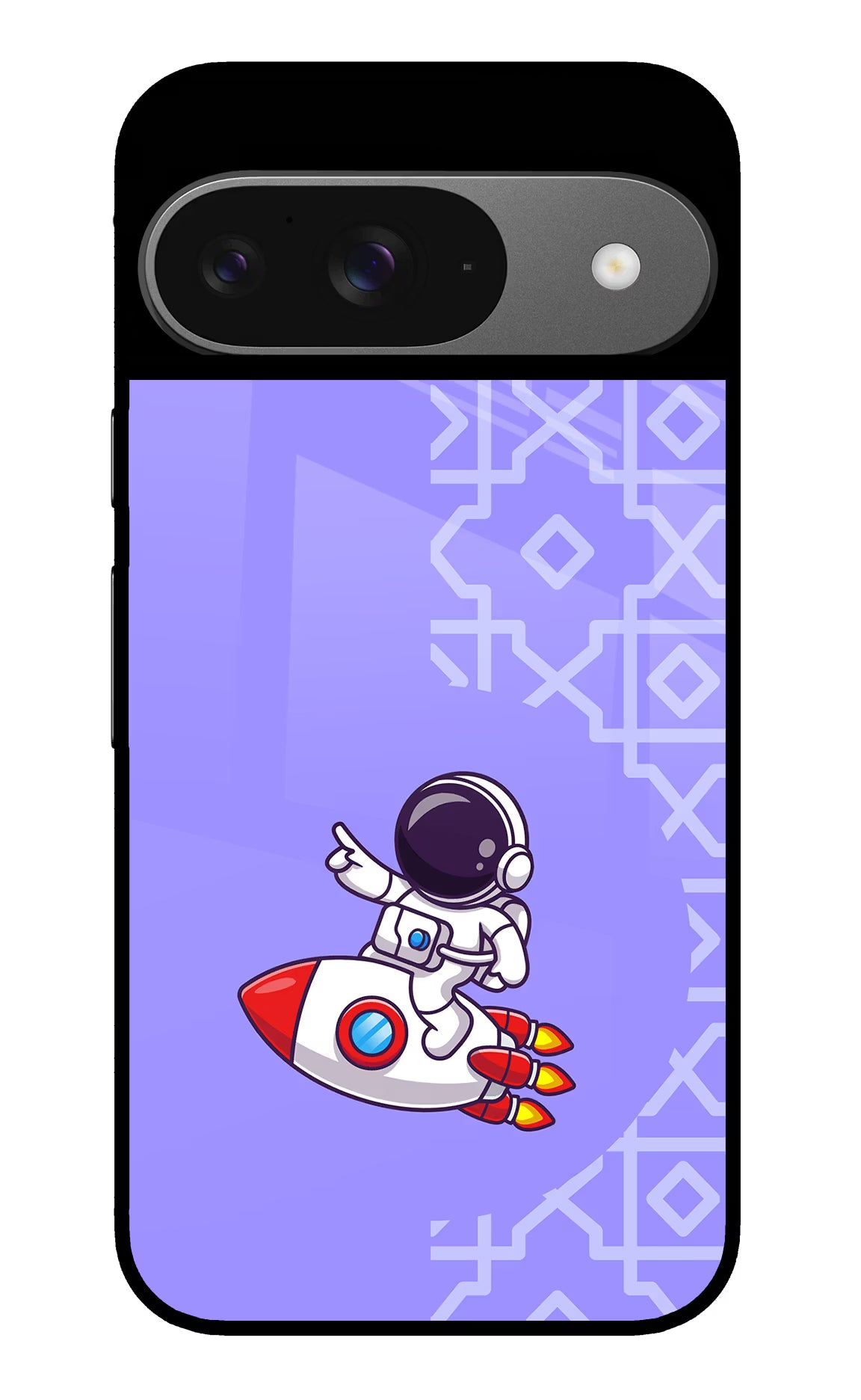 Cute Astronaut Google Pixel 9 Glass Case - Cute Astronaut Google Pixel 9 Glass Case Cute Astronaut Google Pixel 9 Glass Case