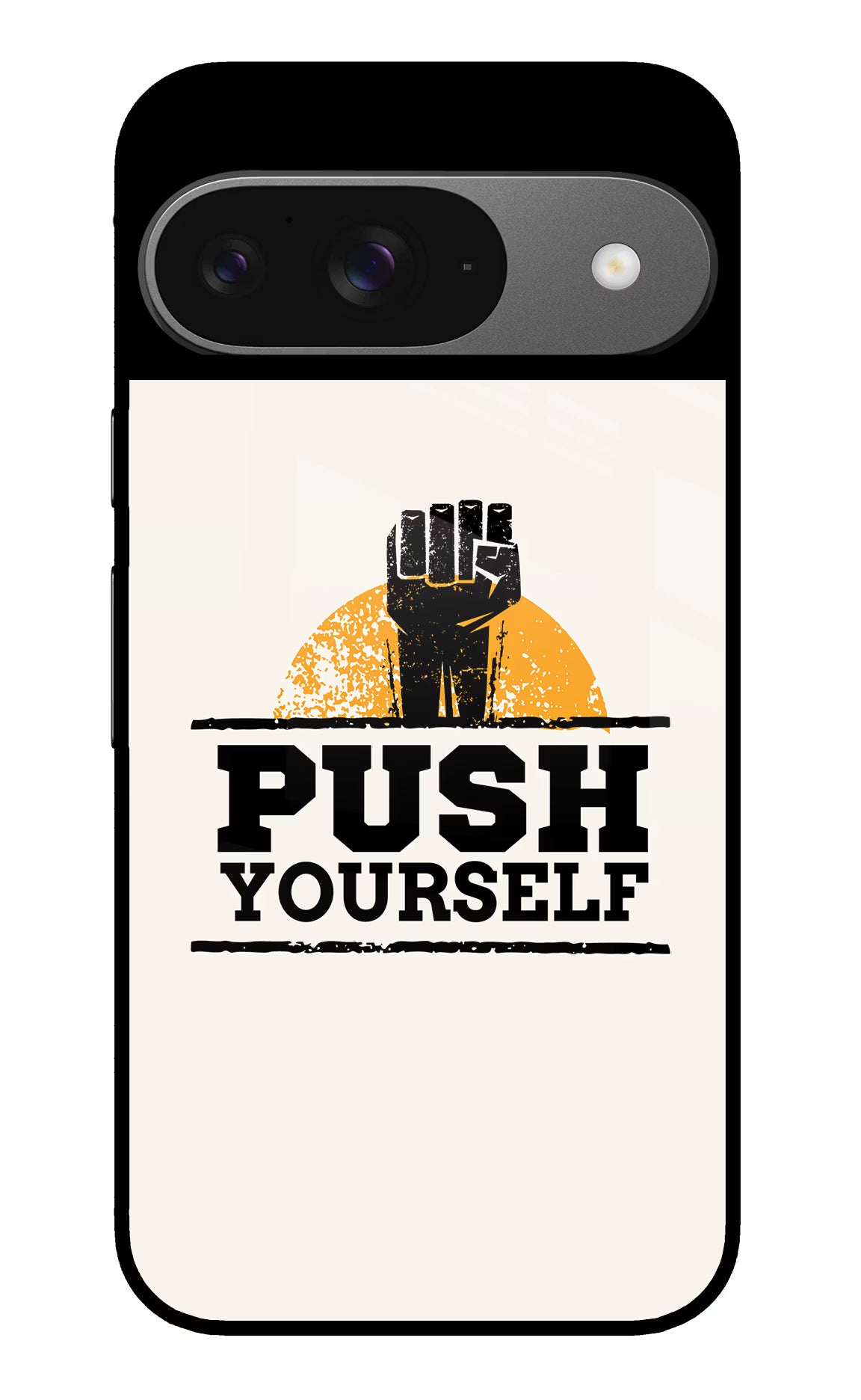 Push Yourself Google Pixel 9 Glass Case - Push Yourself Google Pixel 9 Glass Case Push Yourself Google Pixel 9 Glass Case