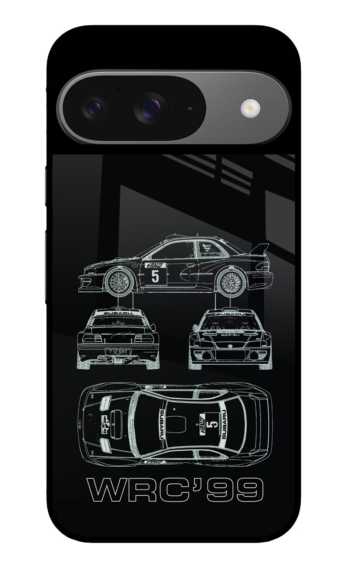 WRC'99 Google Pixel 9 Glass Case - WRC'99 Google Pixel 9 Glass Case WRC'99 Google Pixel 9 Glass Case
