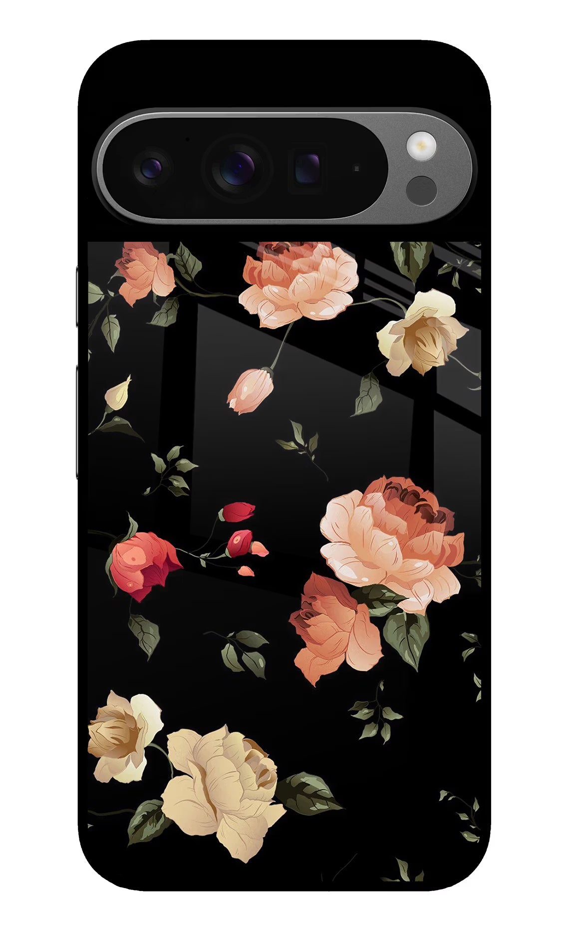 Flowers Google Pixel 9 Pro Glass Case - Flowers Google Pixel 9 Pro Glass Case Flowers Google Pixel 9 Pro Glass Case