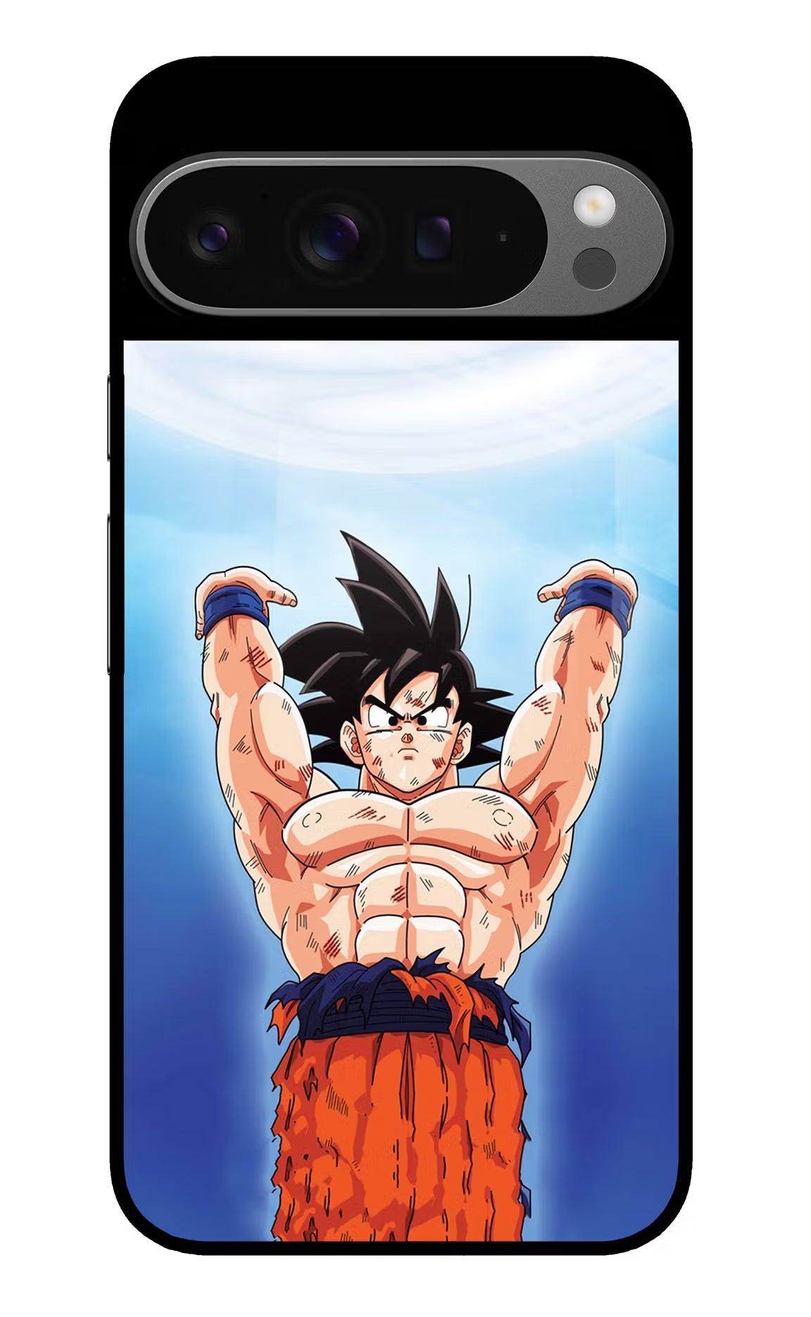 Goku Power Google Pixel 9 Pro Glass Case - Goku Power Google Pixel 9 Pro Glass Case Goku Power Google Pixel 9 Pro Glass Case