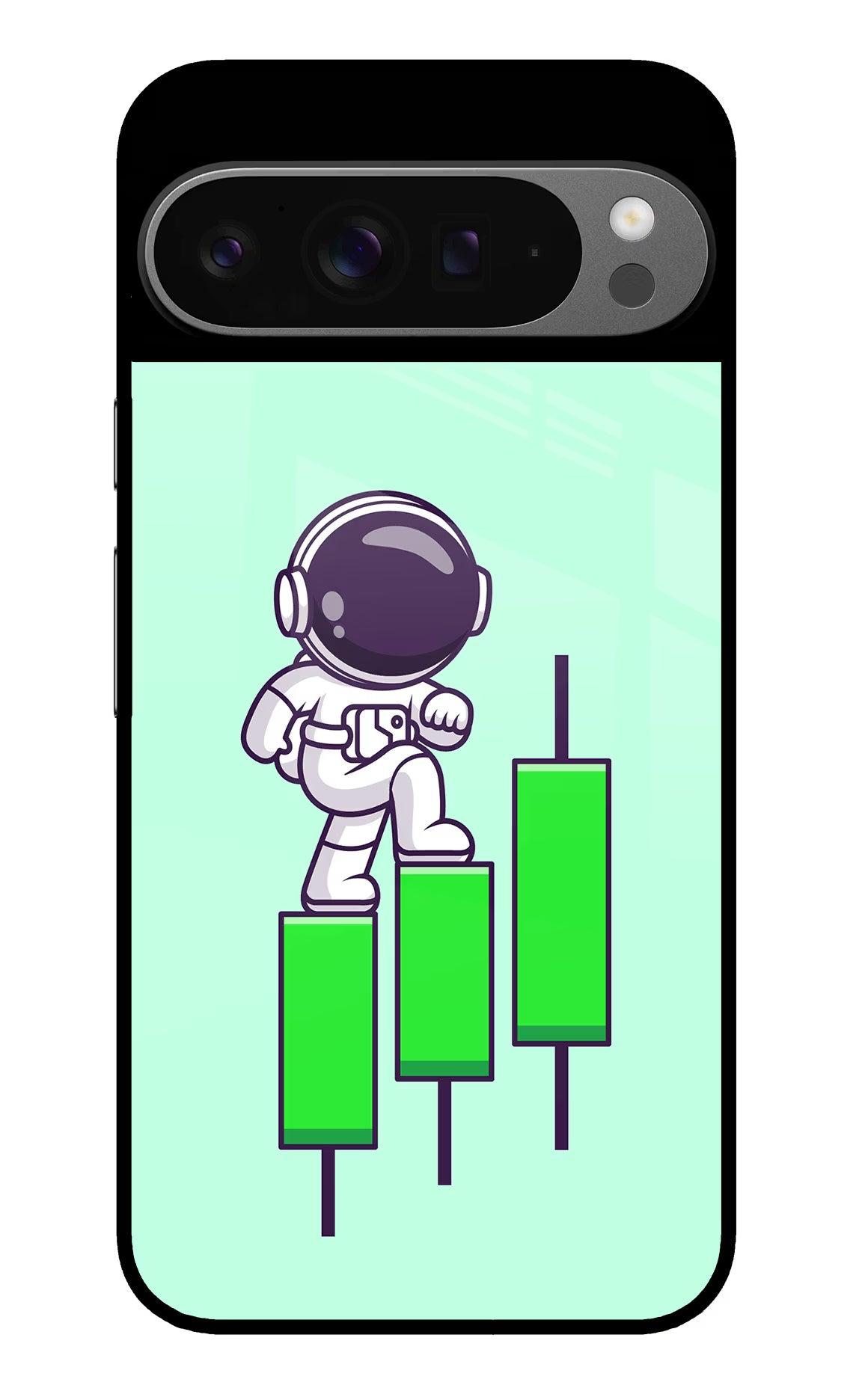 Astronaut Trader Google Pixel 9 Pro Glass Case - Astronaut Trader Google Pixel 9 Pro Glass Case Astronaut Trader Google Pixel 9 Pro Glass Case