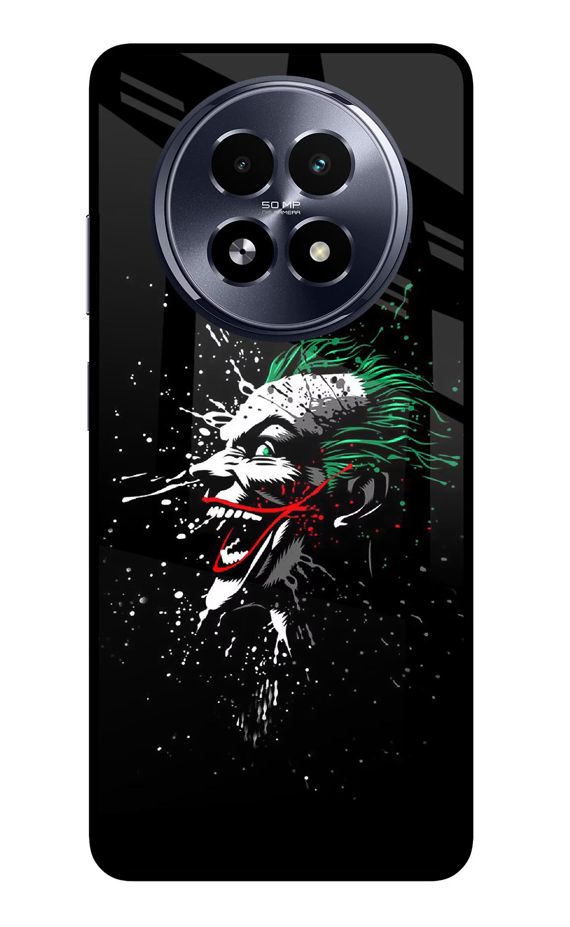 Joker Realme 13 5G Back Cover - Joker Realme 13 5G Glass Case Back Cover by Casekaro Joker Realme 13 5G Glass Case Back Cover by Casekaro