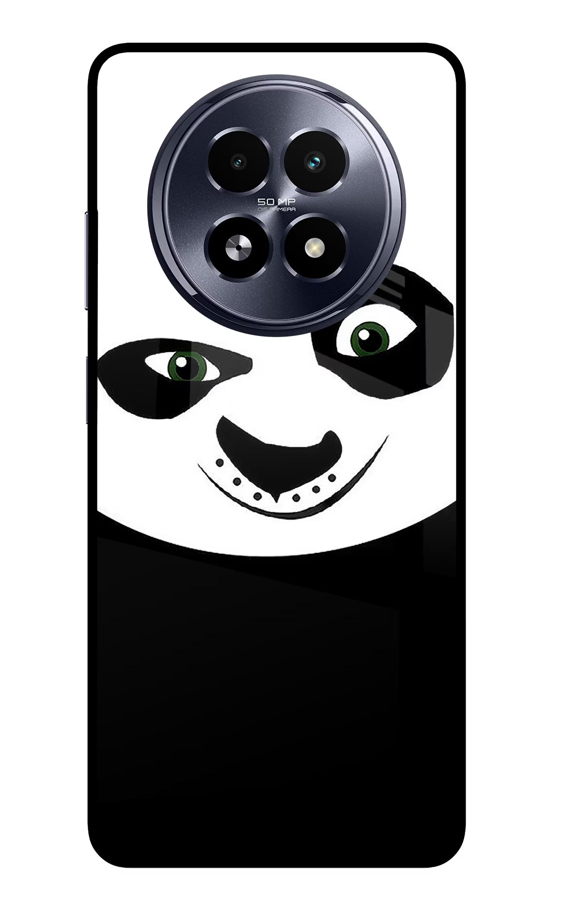 Panda Realme 13 5G Back Cover - Panda Realme 13 5G Glass Case Back Cover by Casekaro Panda Realme 13 5G Glass Case Back Cover by Casekaro