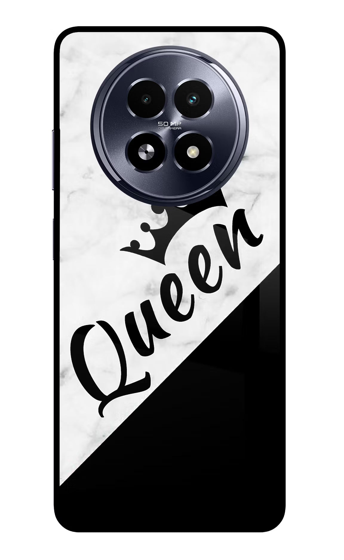 Queen Realme 13 5G Glass Case - Queen Realme 13 5G Glass Case Queen Realme 13 5G Glass Case