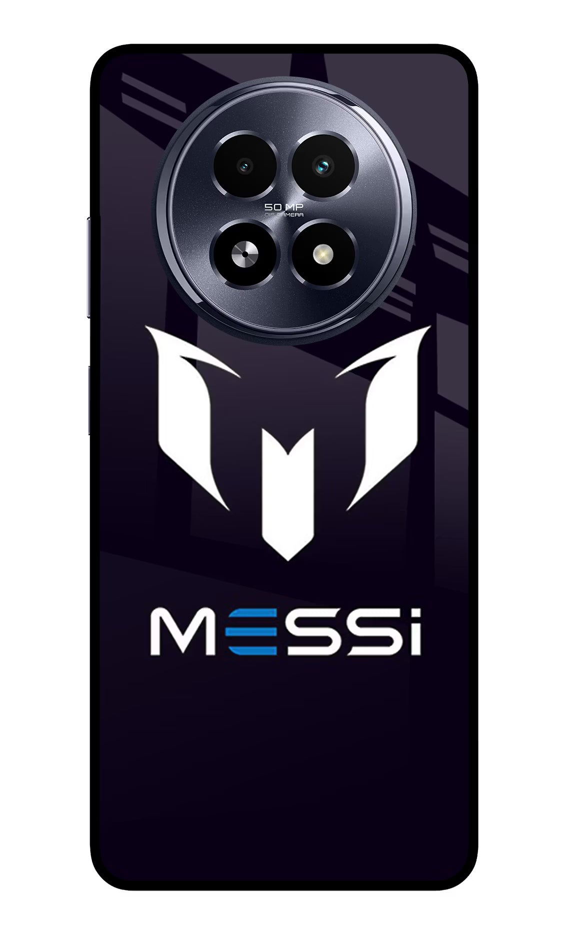 Messi Logo Realme 13 5G Glass Case - Messi Logo Realme 13 5G Glass Case Messi Logo Realme 13 5G Glass Case