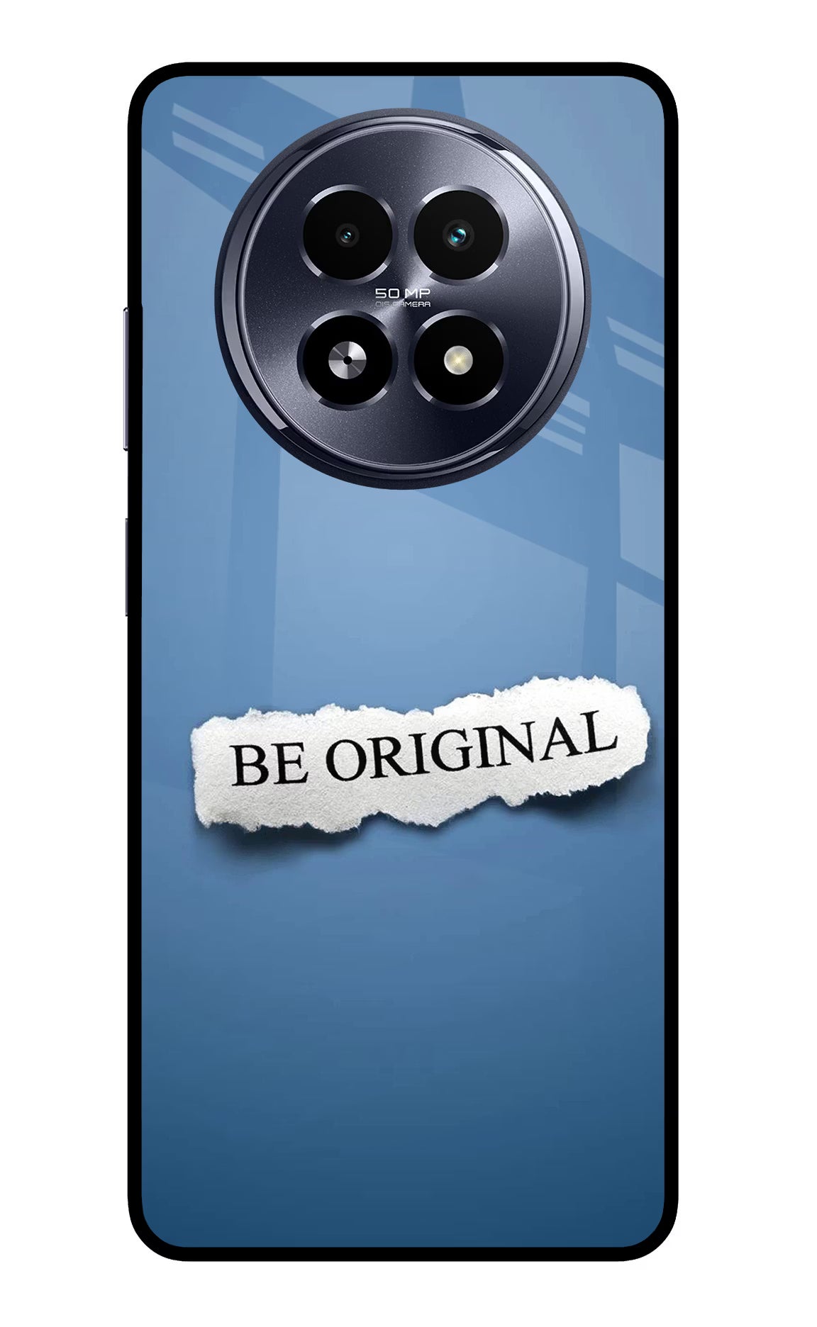 Be Original Realme 13 5G Back Cover - Be Original Realme 13 5G Glass Case Back Cover by Casekaro Be Original Realme 13 5G Glass Case Back Cover by Casekaro