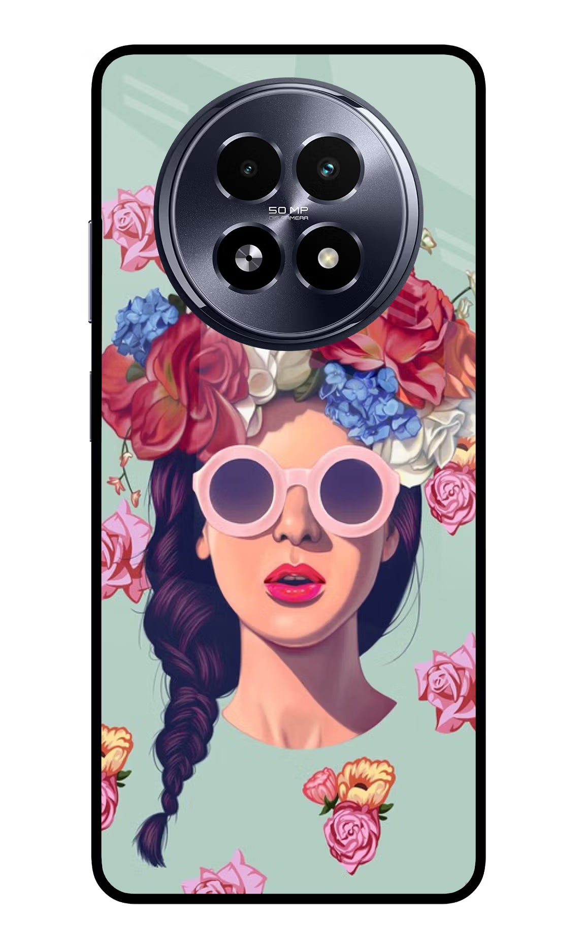 Pretty Girl Realme 13 5G Glass Case - Pretty Girl Realme 13 5G Glass Case Pretty Girl Realme 13 5G Glass Case