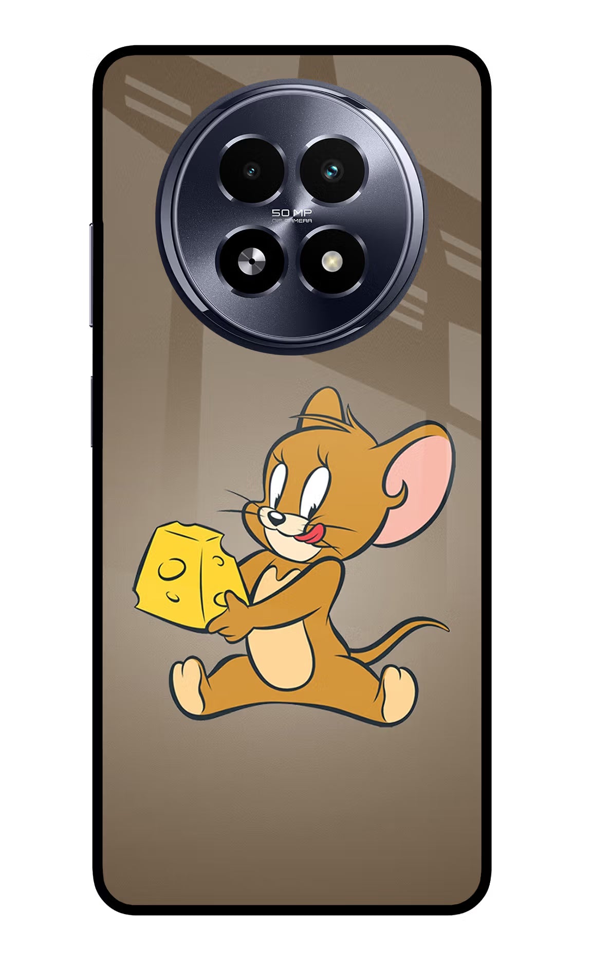 Jerry Realme 13 5G Back Cover - Jerry Realme 13 5G Glass Case Back Cover by Casekaro Jerry Realme 13 5G Glass Case Back Cover by Casekaro