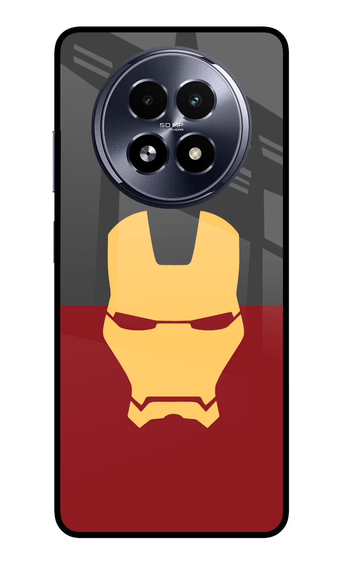 Ironman Realme 13 5G Back Cover - Ironman Realme 13 5G Glass Case Back Cover by Casekaro Ironman Realme 13 5G Glass Case Back Cover by Casekaro