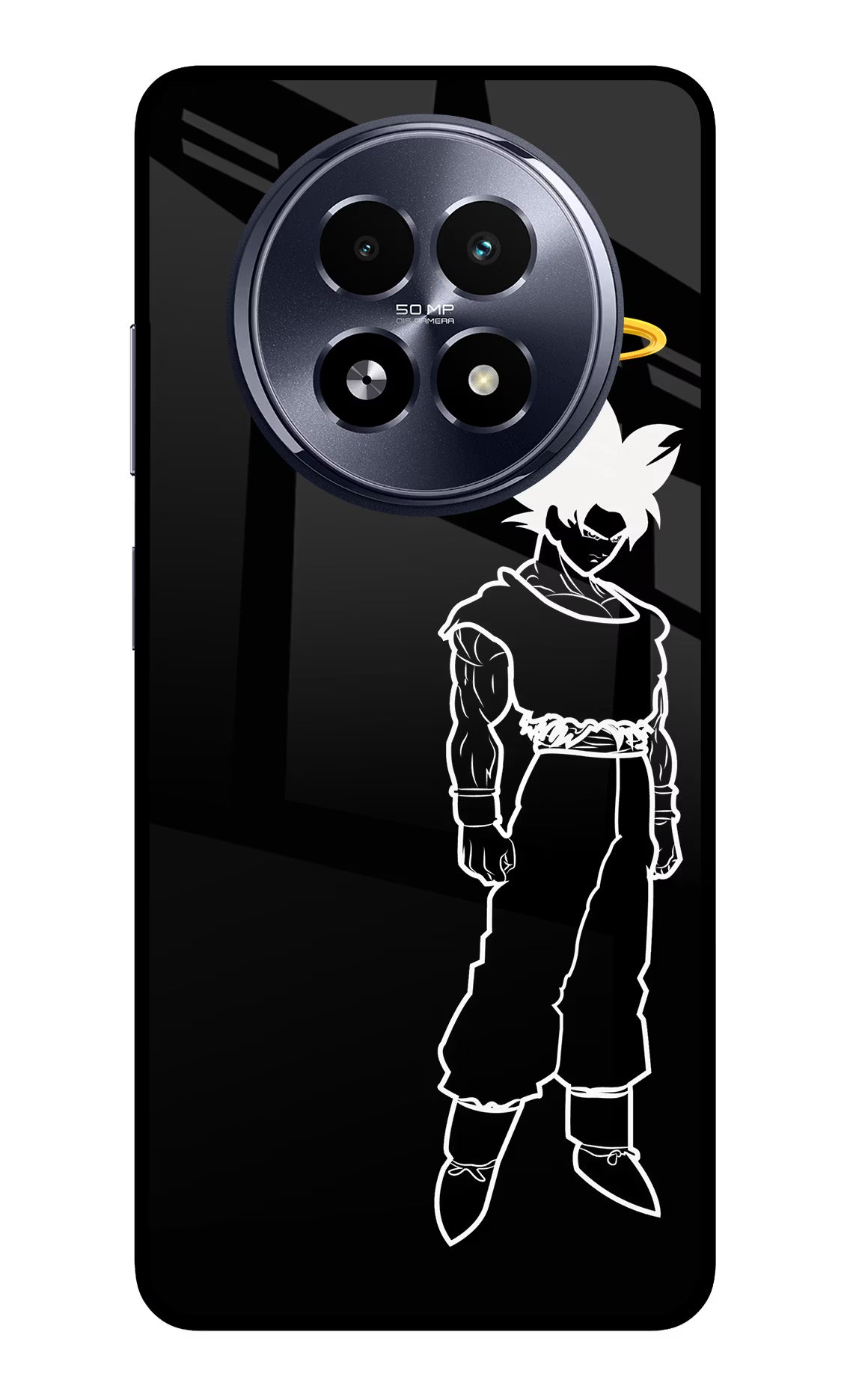 DBS Character Realme 13 5G Back Cover - DBS Character Realme 13 5G Glass Case Back Cover by Casekaro DBS Character Realme 13 5G Glass Case Back Cover by Casekaro