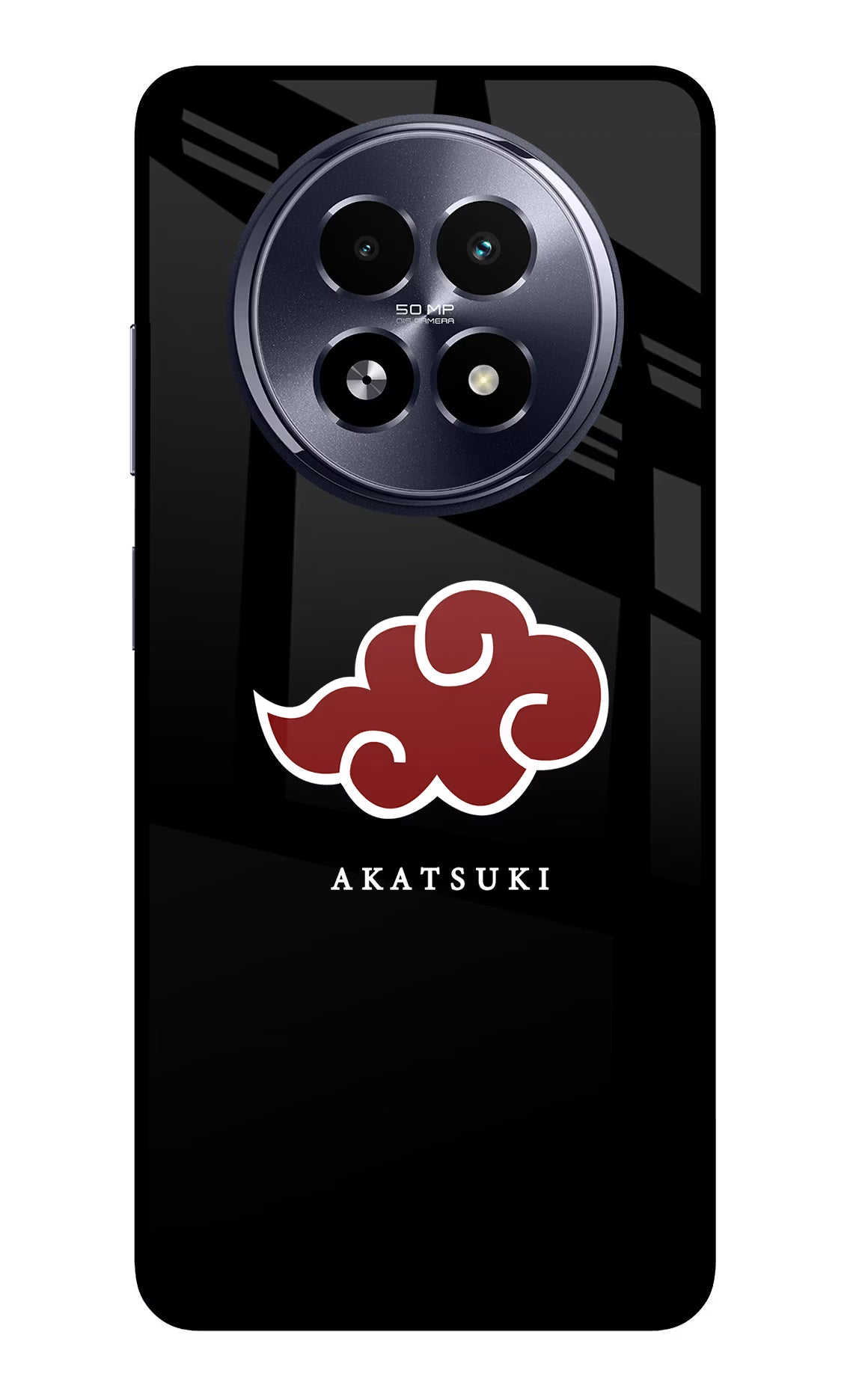 Akatsuki Realme 13 5G Back Cover - Akatsuki Realme 13 5G Glass Case Back Cover by Casekaro Akatsuki Realme 13 5G Glass Case Back Cover by Casekaro