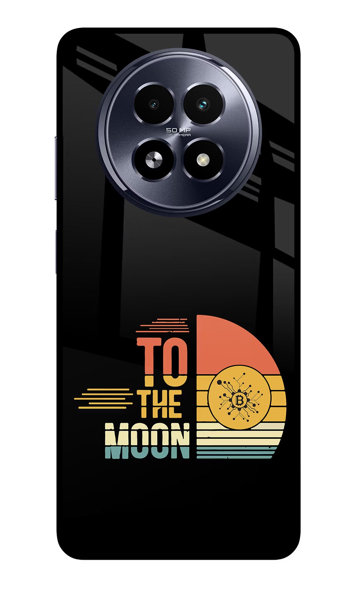 To the Moon Realme 13 5G Back Cover - To the Moon Realme 13 5G Glass Case Back Cover by Casekaro To the Moon Realme 13 5G Glass Case Back Cover by Casekaro