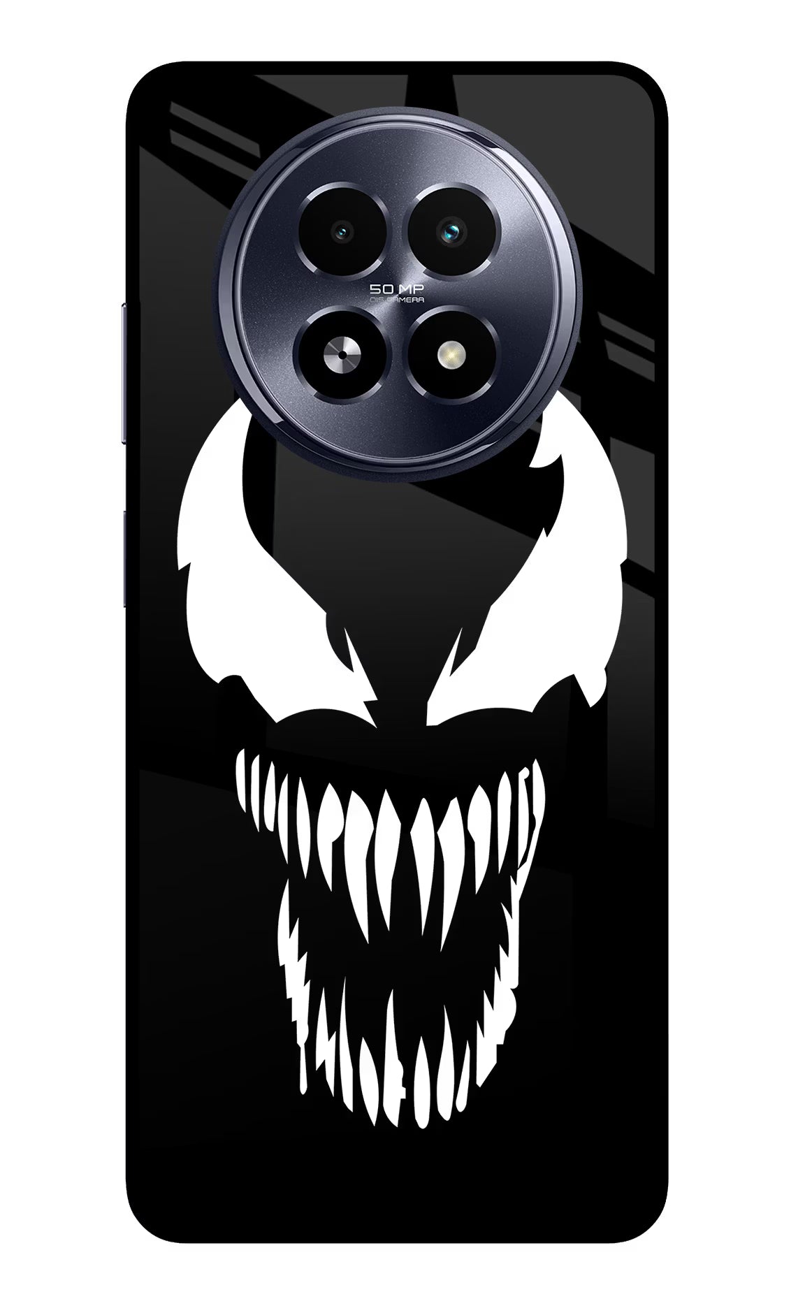 Venom Realme 13 5G Back Cover - Venom Realme 13 5G Glass Case Back Cover by Casekaro Venom Realme 13 5G Glass Case Back Cover by Casekaro
