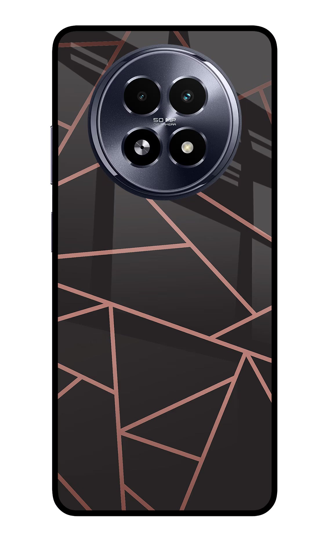 Geometric Pattern Realme 13 5G Back Cover - Geometric Pattern Realme 13 5G Glass Case Back Cover by Casekaro Geometric Pattern Realme 13 5G Glass Case Back Cover by Casekaro