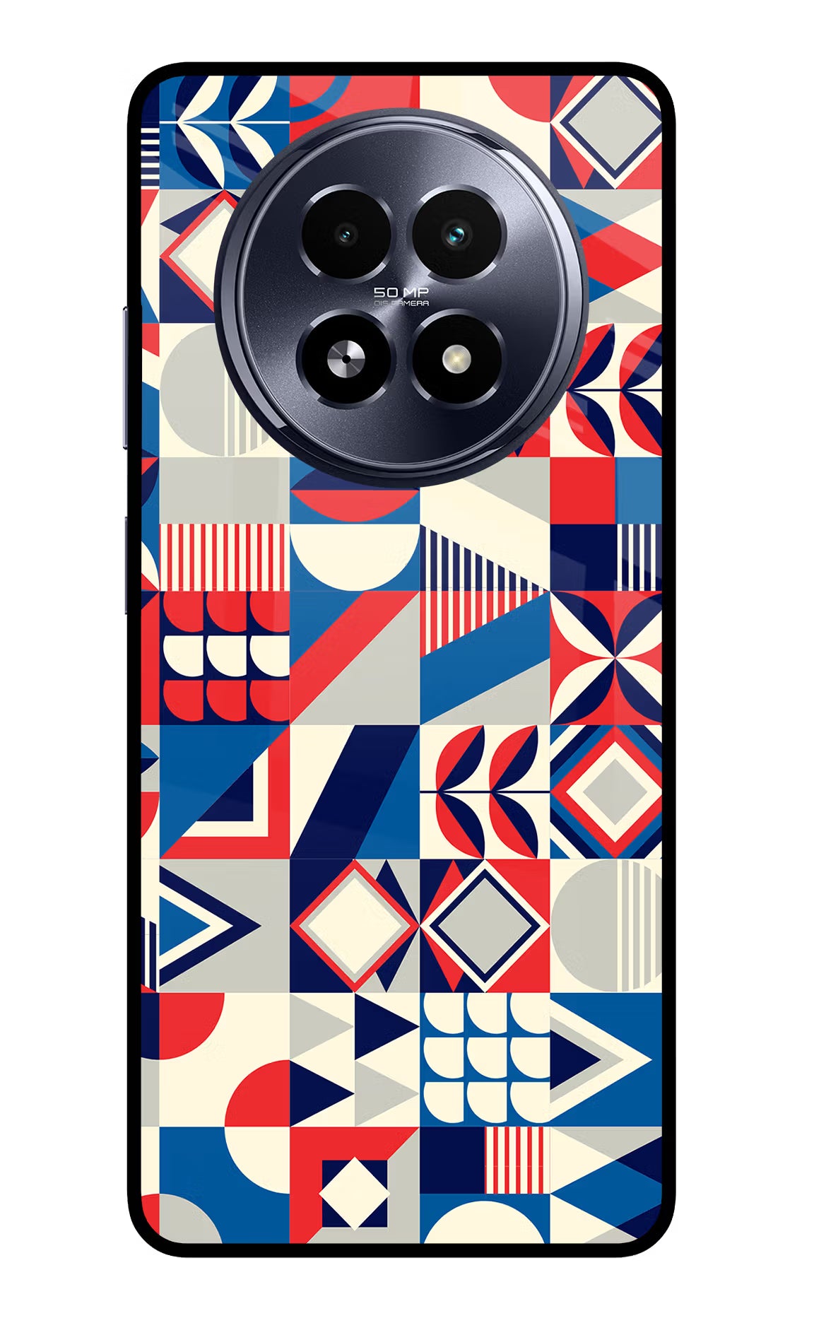 Colorful Pattern Realme 13 5G Back Cover - Colorful Pattern Realme 13 5G Glass Case Back Cover by Casekaro Colorful Pattern Realme 13 5G Glass Case Back Cover by Casekaro