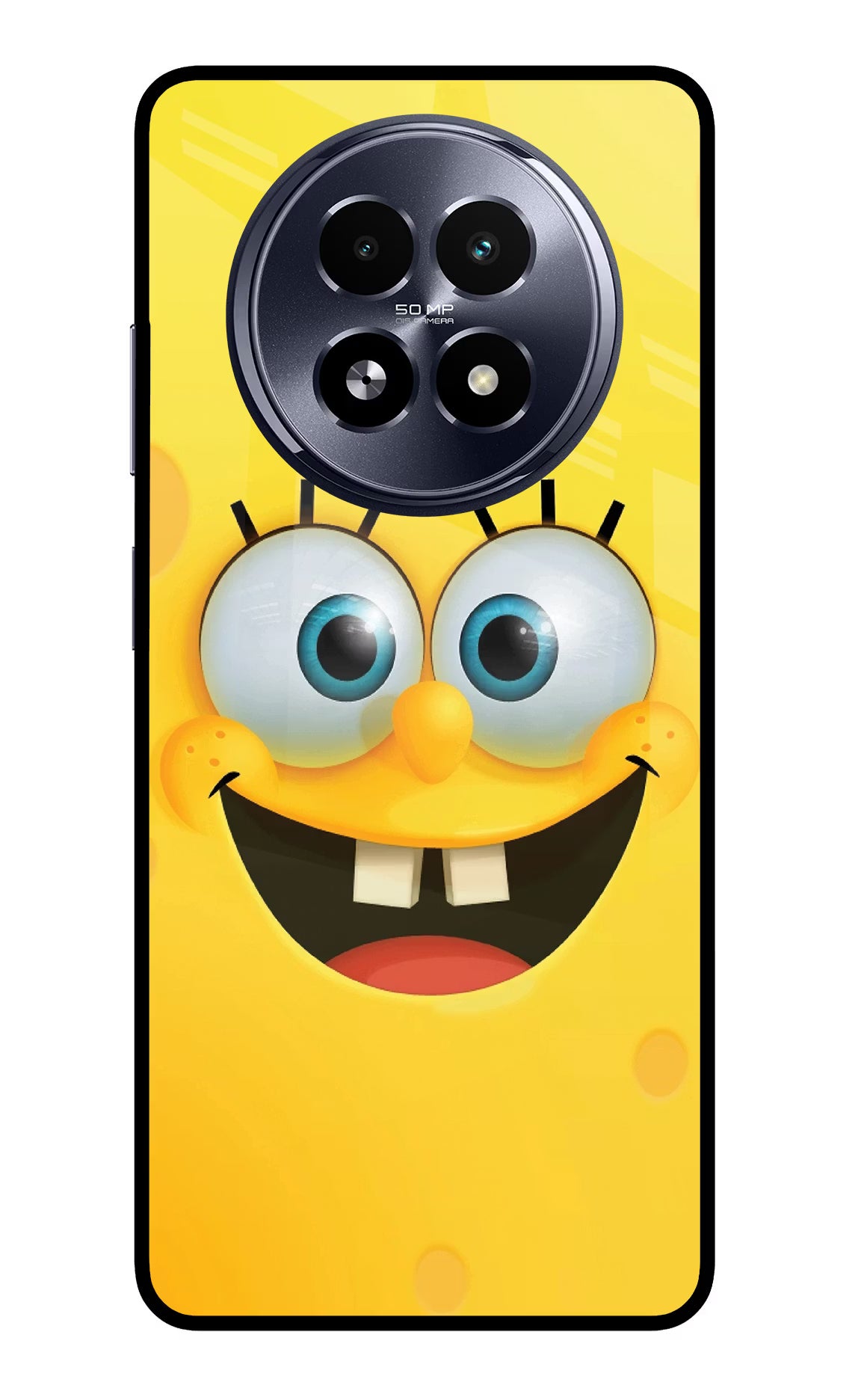 Sponge 1 Realme 13 5G Back Cover - Sponge 1 Realme 13 5G Glass Case Back Cover by Casekaro Sponge 1 Realme 13 5G Glass Case Back Cover by Casekaro