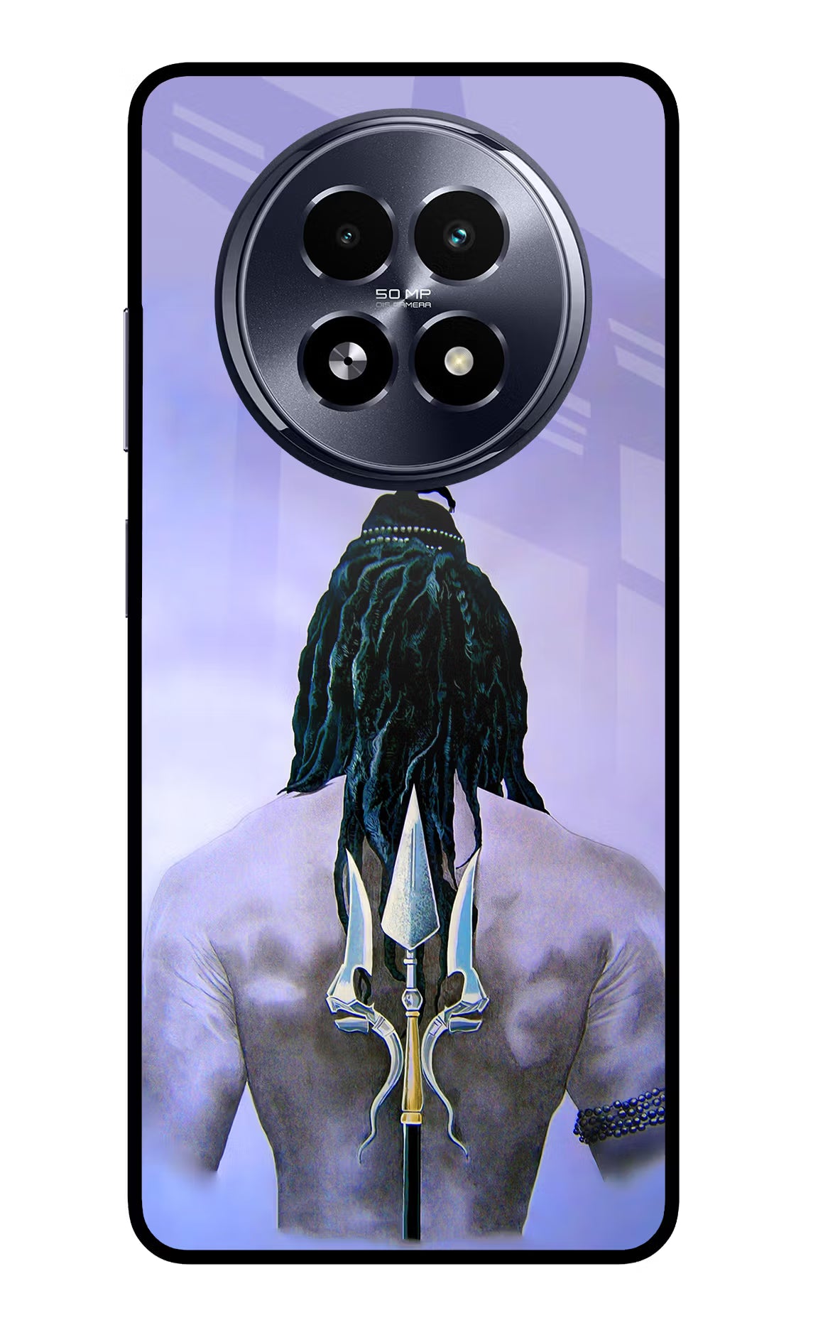 Shiva Realme 13 5G Back Cover - Shiva Realme 13 5G Glass Case Back Cover by Casekaro Shiva Realme 13 5G Glass Case Back Cover by Casekaro