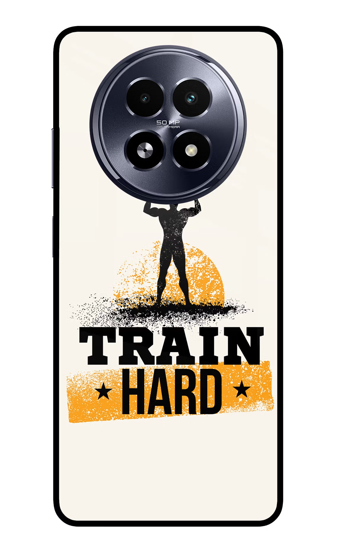 Train Hard Realme 13 5G Glass Case - Train Hard Realme 13 5G Glass Case Train Hard Realme 13 5G Glass Case