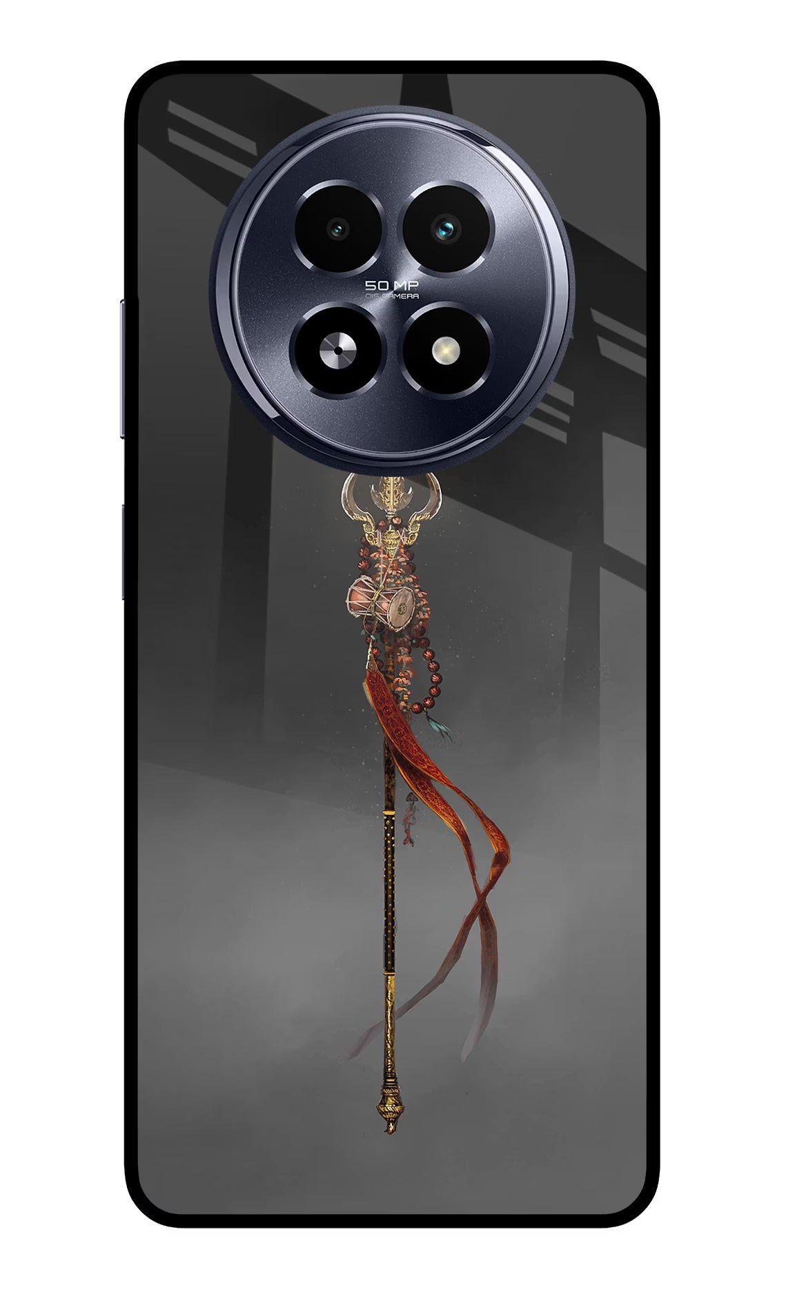 Shiv Trishul Realme 13 5G Glass Case - Shiv Trishul Realme 13 5G Glass Case Shiv Trishul Realme 13 5G Glass Case