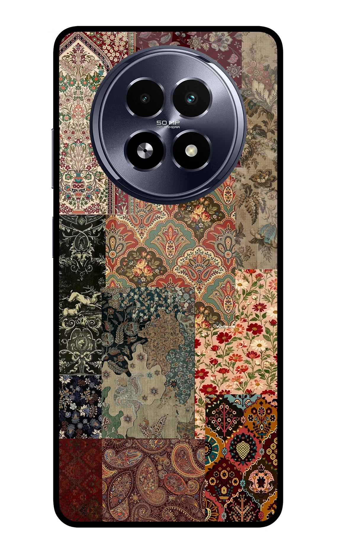 Desi Print Realme 13 5G Back Cover - Desi Print Realme 13 5G Glass Case Back Cover by Casekaro Desi Print Realme 13 5G Glass Case Back Cover by Casekaro