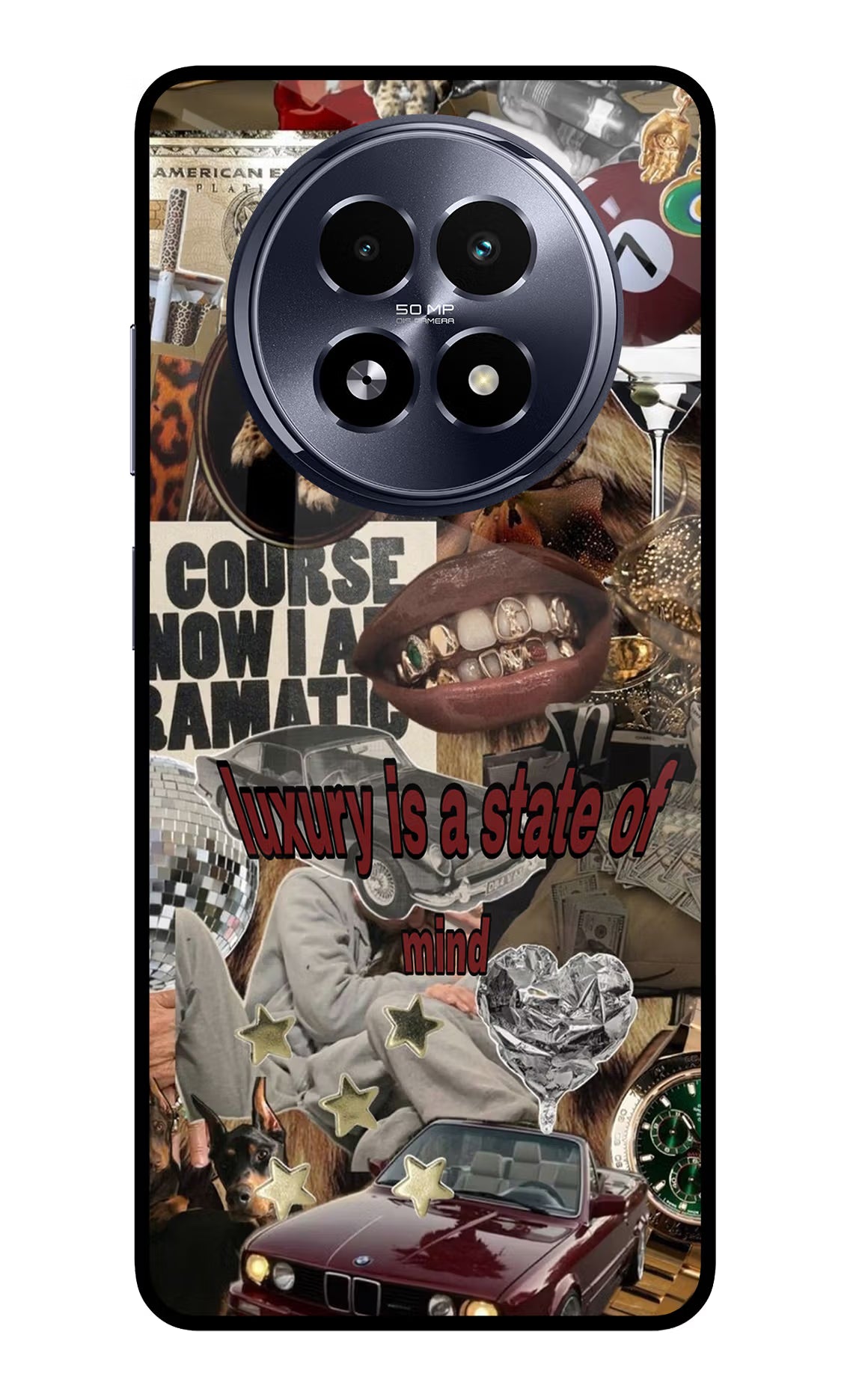 Luxury Realme 13 5G Back Cover - Luxury Realme 13 5G Glass Case Back Cover by Casekaro Luxury Realme 13 5G Glass Case Back Cover by Casekaro