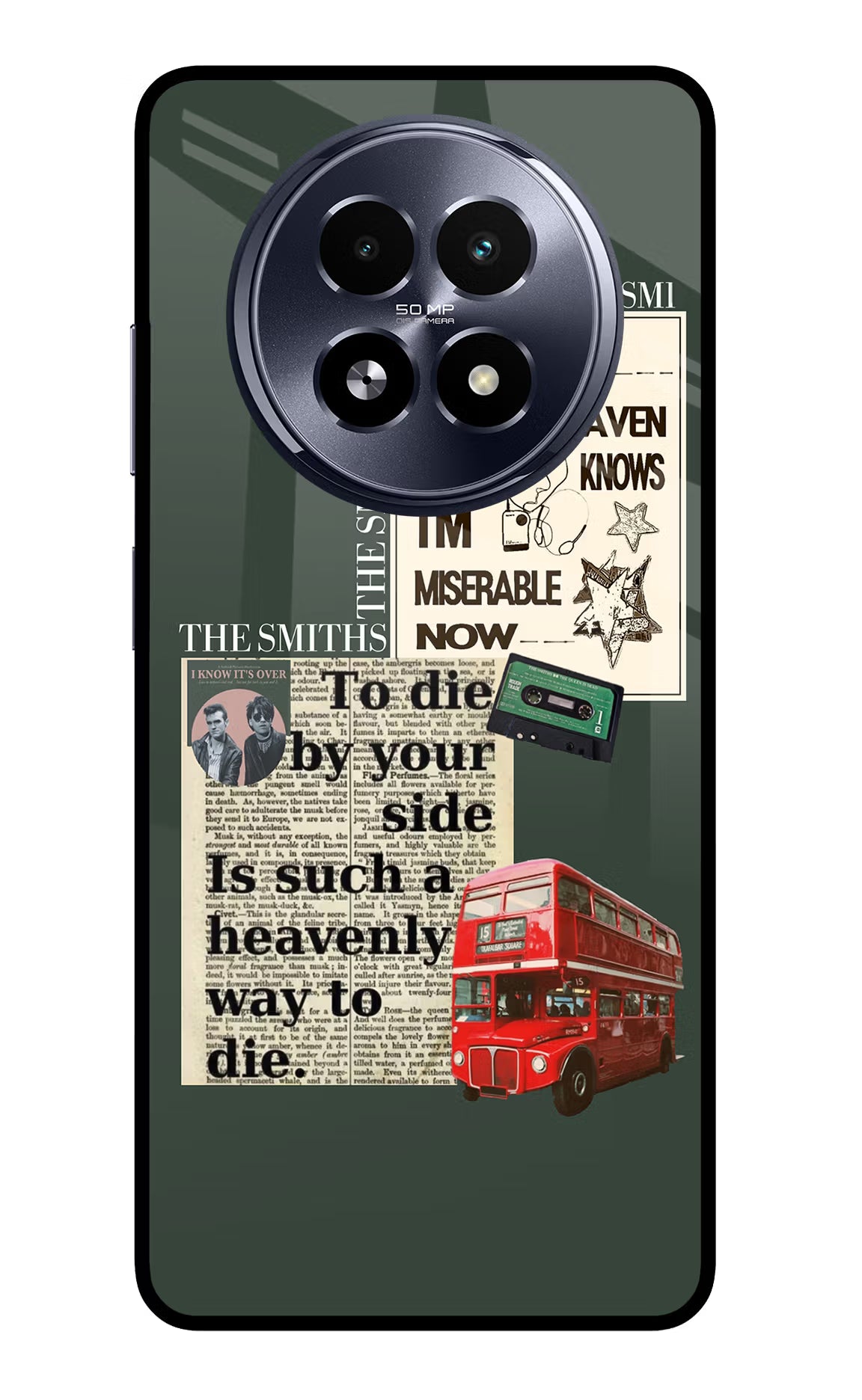 The Smiths Realme 13 5G Glass Case - The Smiths Realme 13 5G Glass Case The Smiths Realme 13 5G Glass Case