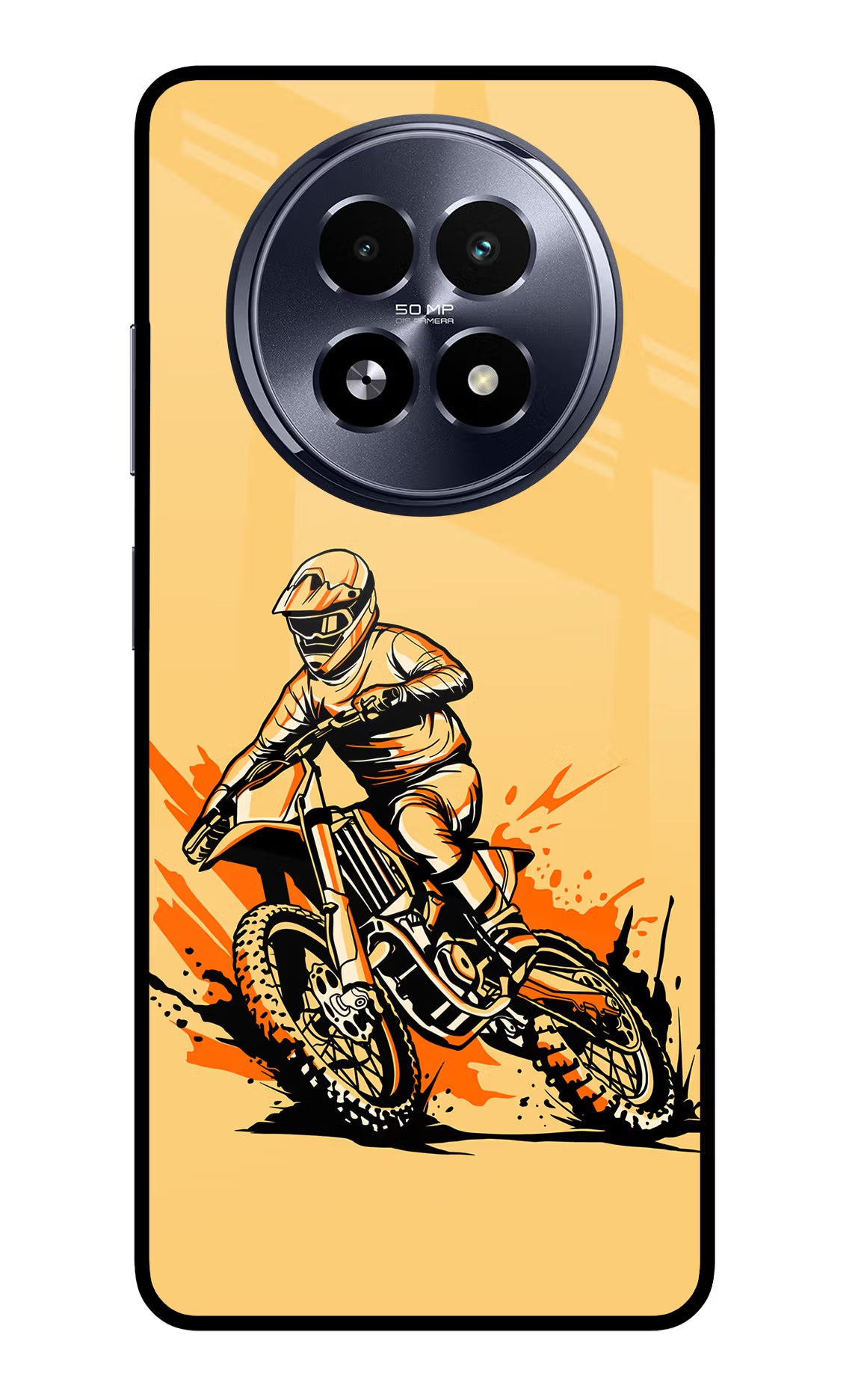 Off-Road Fury Realme 13 5G Back Cover - Off-Road Fury Realme 13 5G Glass Case Back Cover by Casekaro Off-Road Fury Realme 13 5G Glass Case Back Cover by Casekaro