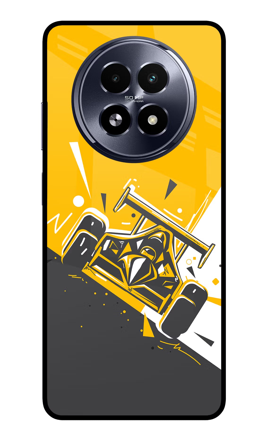 Track King Realme 13 5G Glass Case - Track King Realme 13 5G Glass Case Track King Realme 13 5G Glass Case