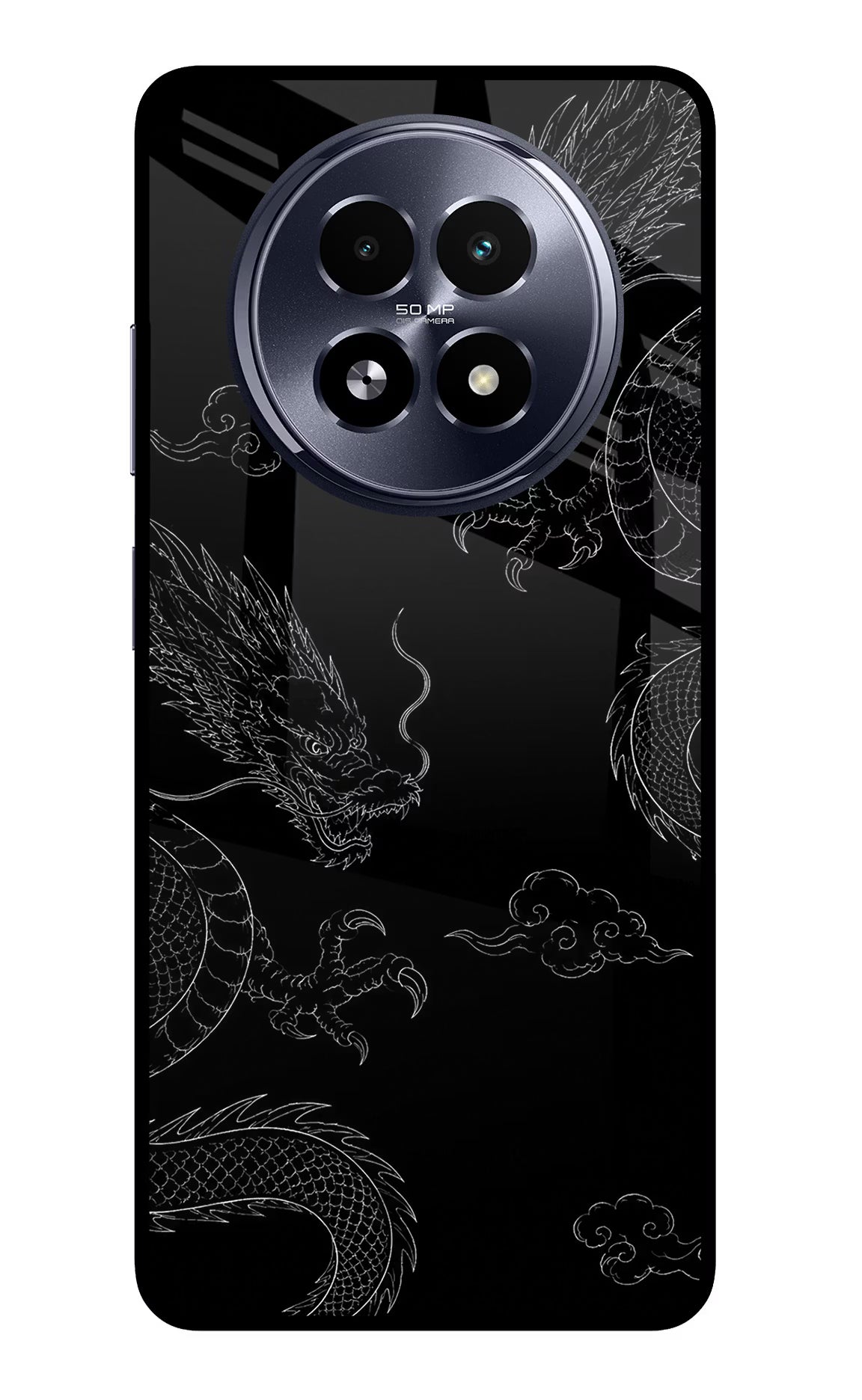 Twin Dragons Realme 13 5G Glass Case - Twin Dragons Realme 13 5G Glass Case Twin Dragons Realme 13 5G Glass Case