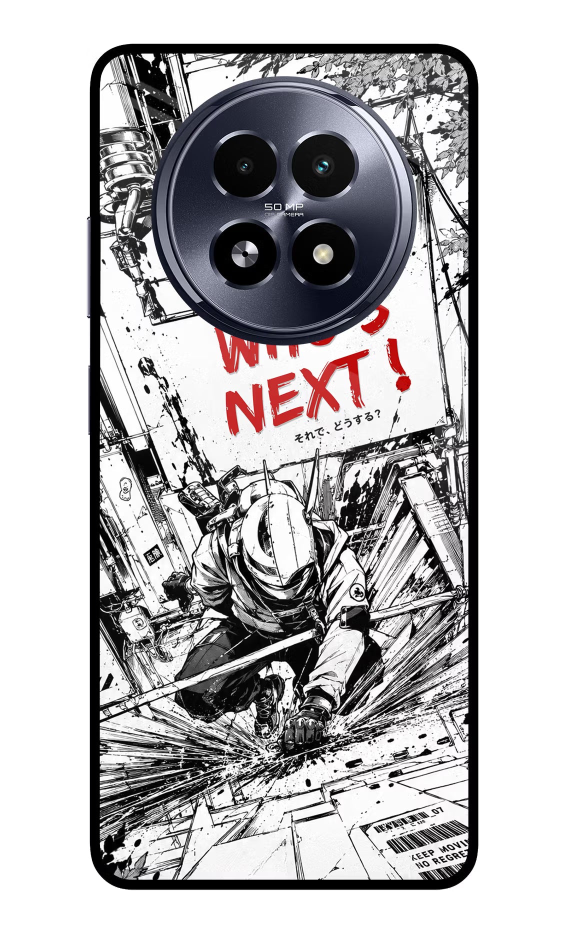Who's Next Realme 13 5G Back Cover - Who's Next Realme 13 5G Glass Case Back Cover by Casekaro Who's Next Realme 13 5G Glass Case Back Cover by Casekaro