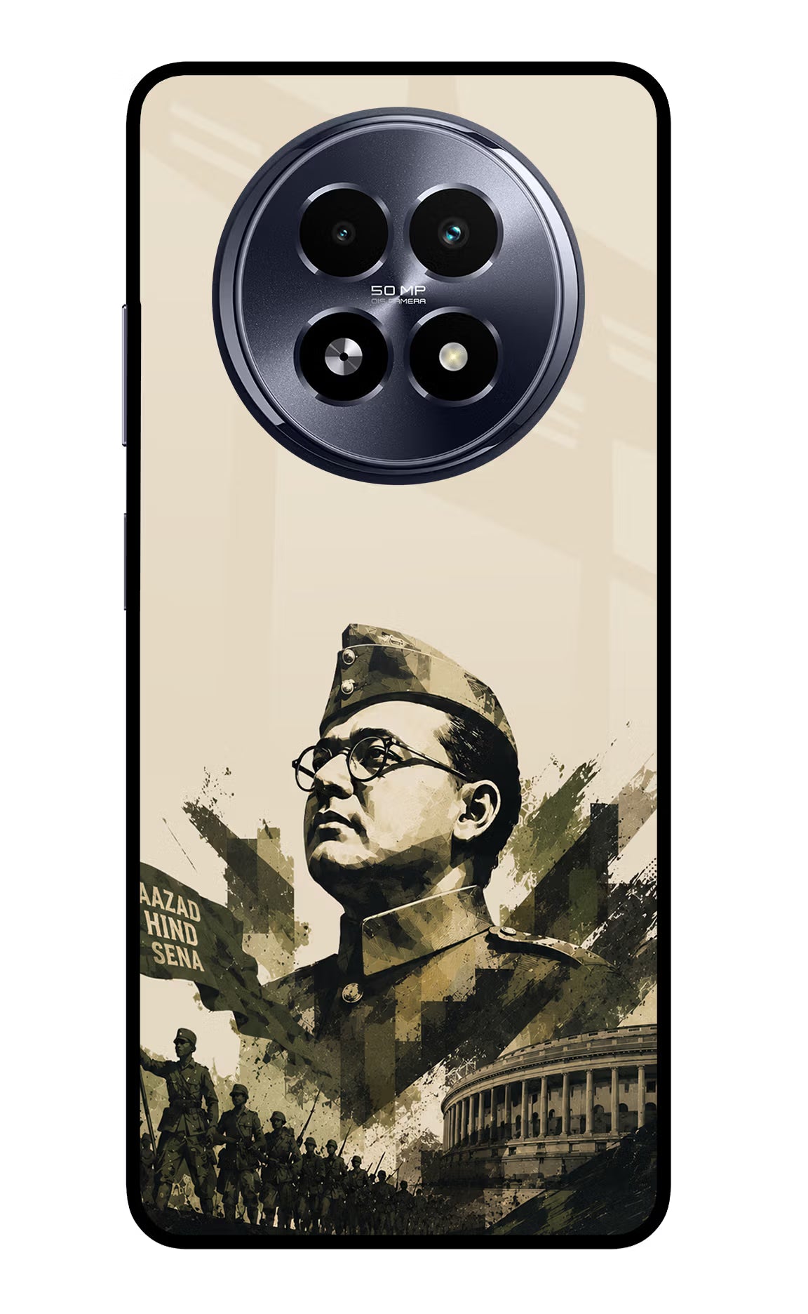 Netaji Rising Realme 13 5G Glass Case - Netaji Rising Realme 13 5G Glass Case Netaji Rising Realme 13 5G Glass Case