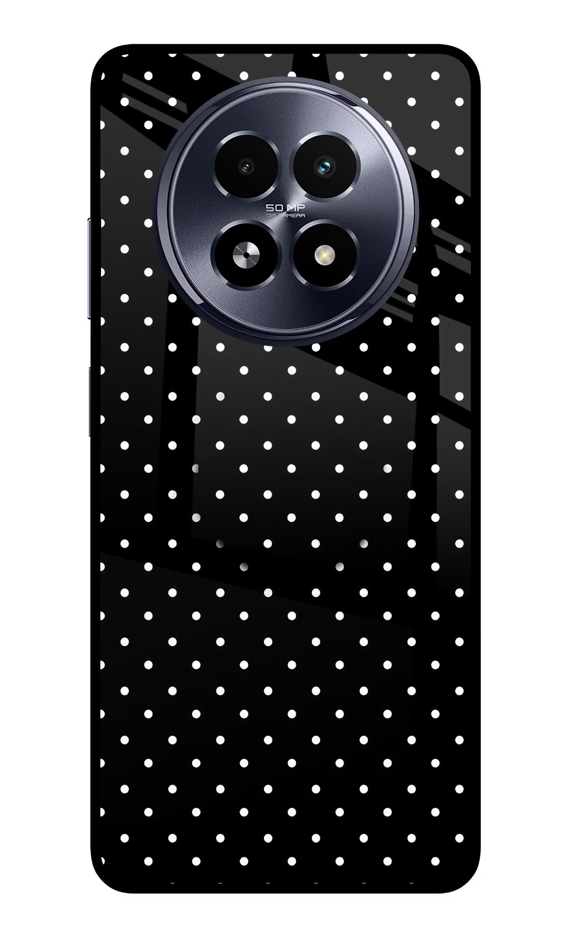 White Dots Realme 13 5G Pop Case - White Dots Realme 13 5G Pop Case by Casekaro White Dots Realme 13 5G Pop Case by Casekaro
