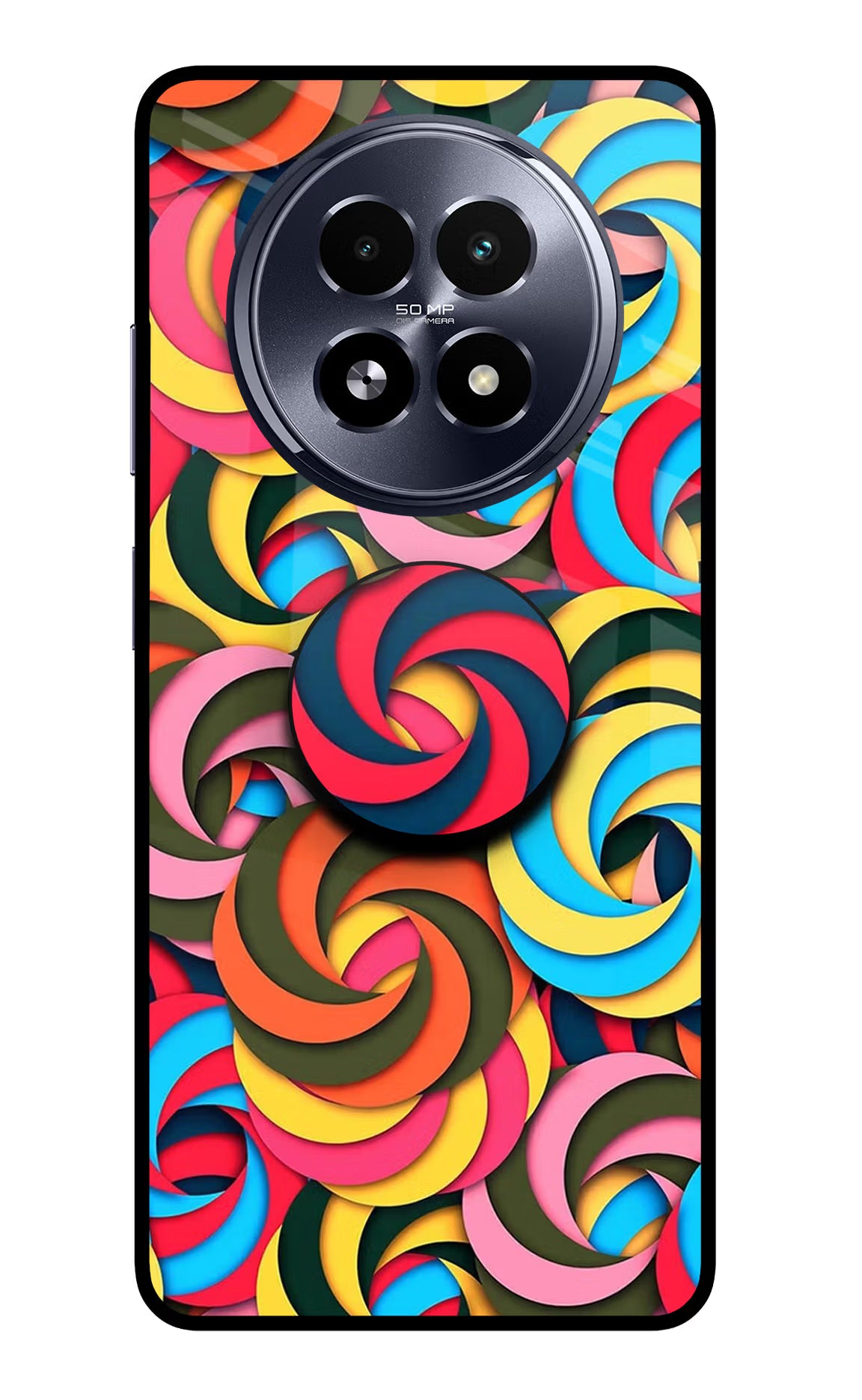 Spiral Pattern Realme 13 5G Pop Case - Spiral Pattern Realme 13 5G Pop Case by Casekaro Spiral Pattern Realme 13 5G Pop Case by Casekaro