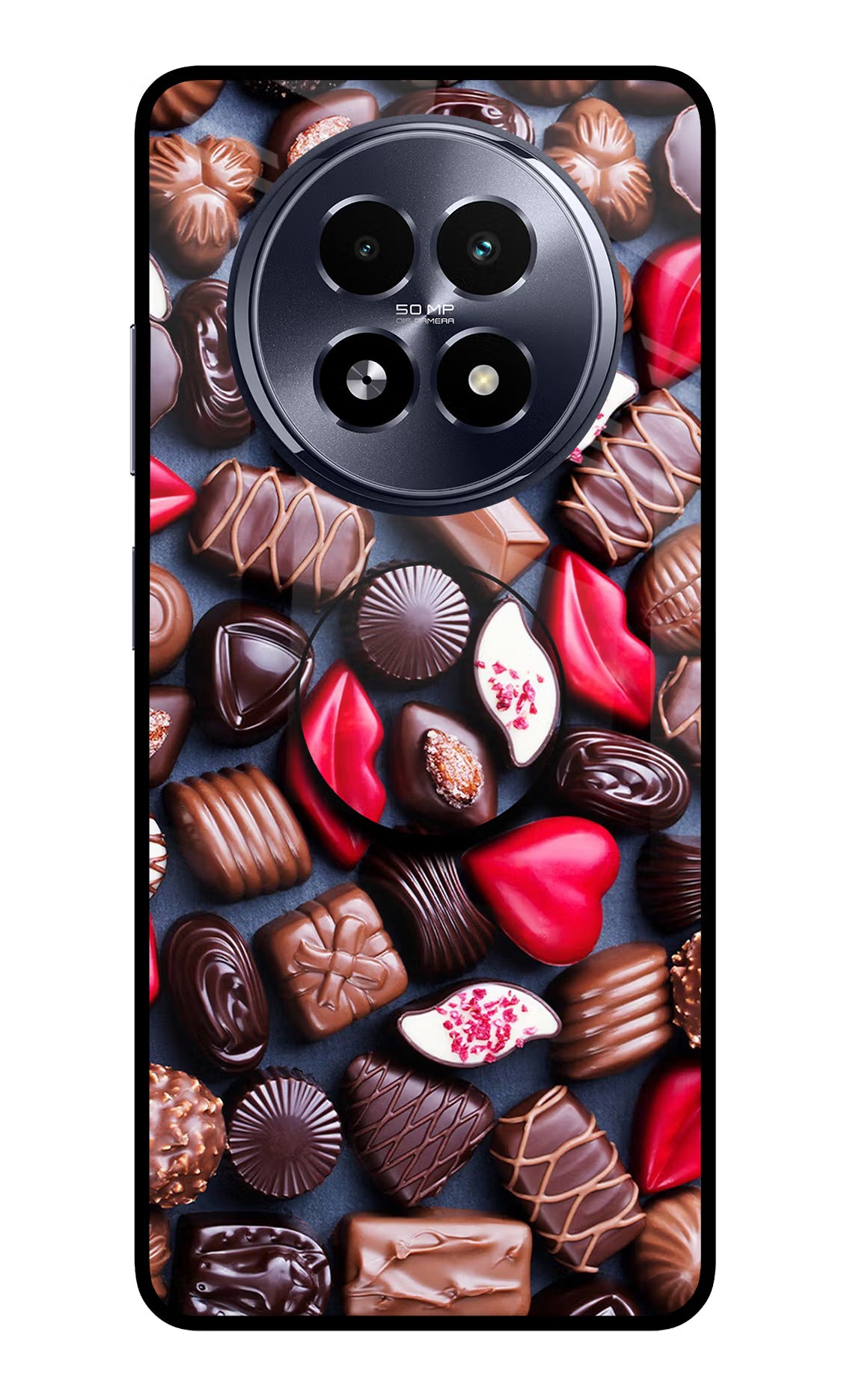 Chocolates Realme 13 5G Pop Case - Chocolates Realme 13 5G Pop Case by Casekaro Chocolates Realme 13 5G Pop Case by Casekaro