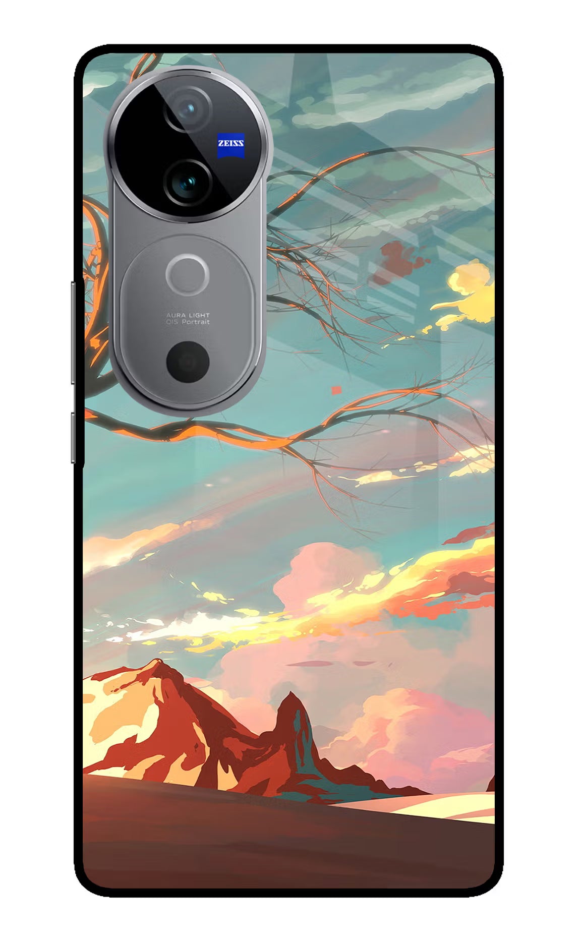 Scenery Vivo V40 5G Glass Case - Scenery Vivo V40 5G Glass Case Scenery Vivo V40 5G Glass Case