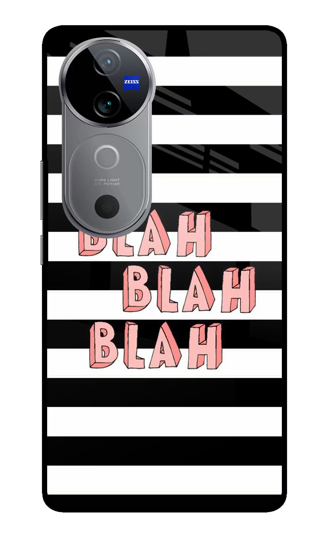 Blah Blah Blah Vivo V40 5G Glass Case - Blah Blah Blah Vivo V40 5G Glass Case Blah Blah Blah Vivo V40 5G Glass Case