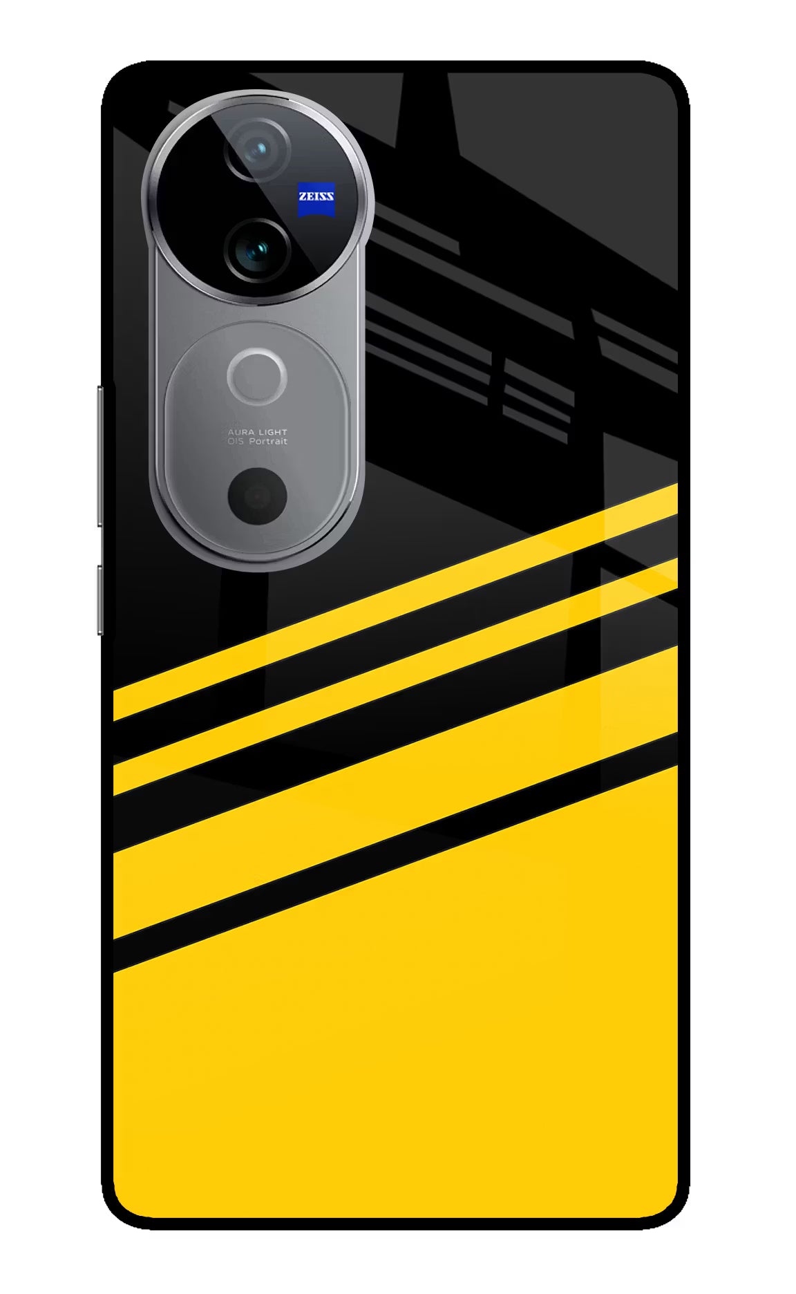 Yellow Shades Vivo V40 5G Glass Case - Yellow Shades Vivo V40 5G Glass Case Yellow Shades Vivo V40 5G Glass Case