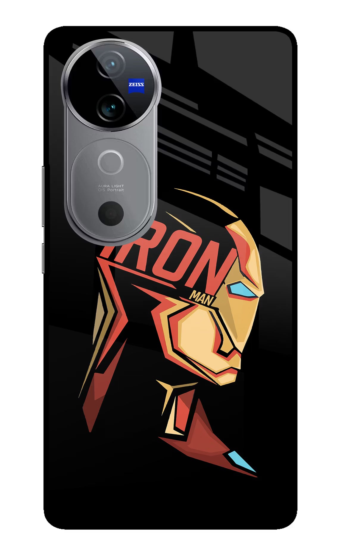 IronMan Vivo V40 5G Glass Case - IronMan Vivo V40 5G Glass Case IronMan Vivo V40 5G Glass Case
