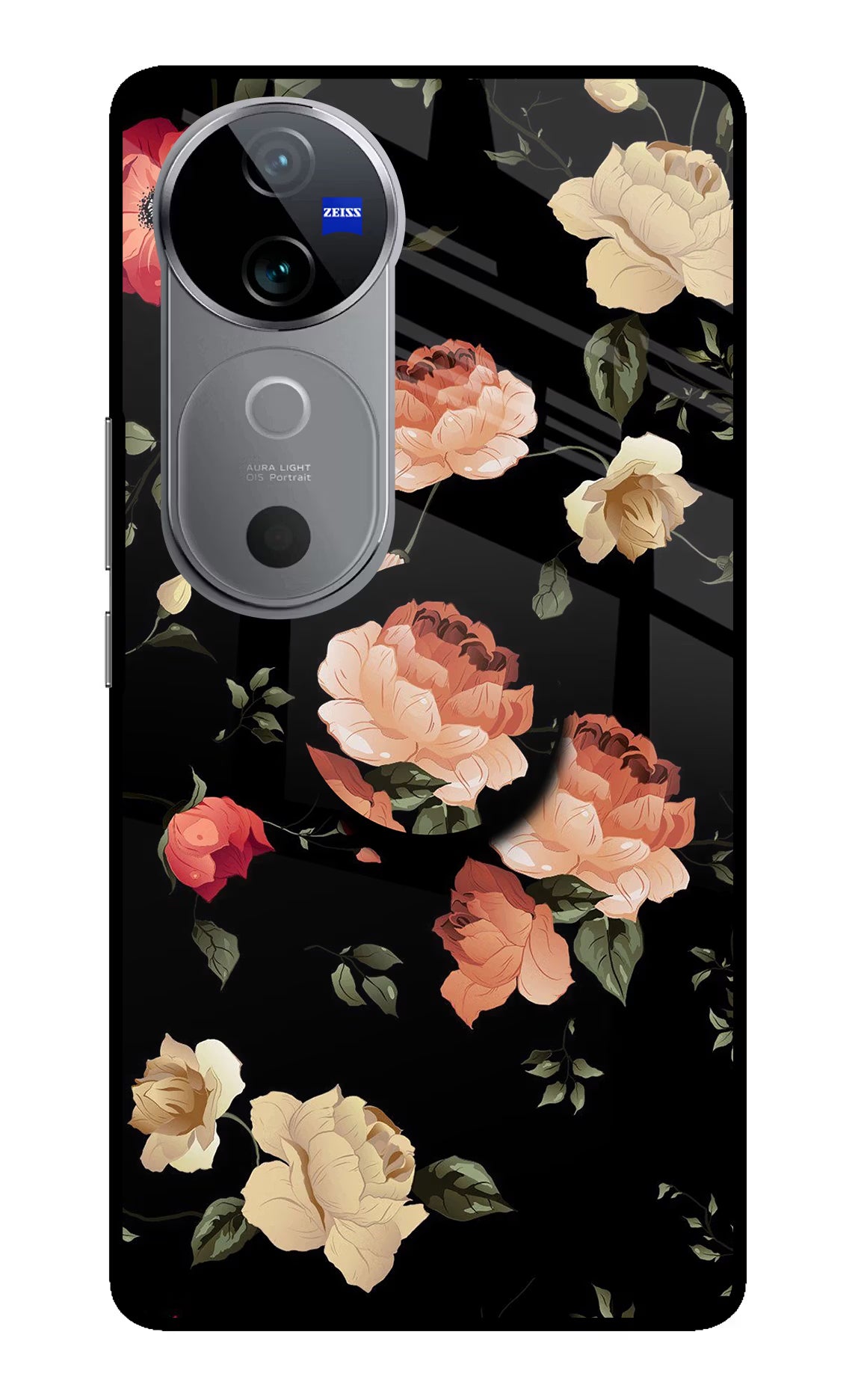 Flowers Vivo V40 5G Pop Case - Flowers Vivo V40 5G Pop Case by Casekaro Flowers Vivo V40 5G Pop Case by Casekaro