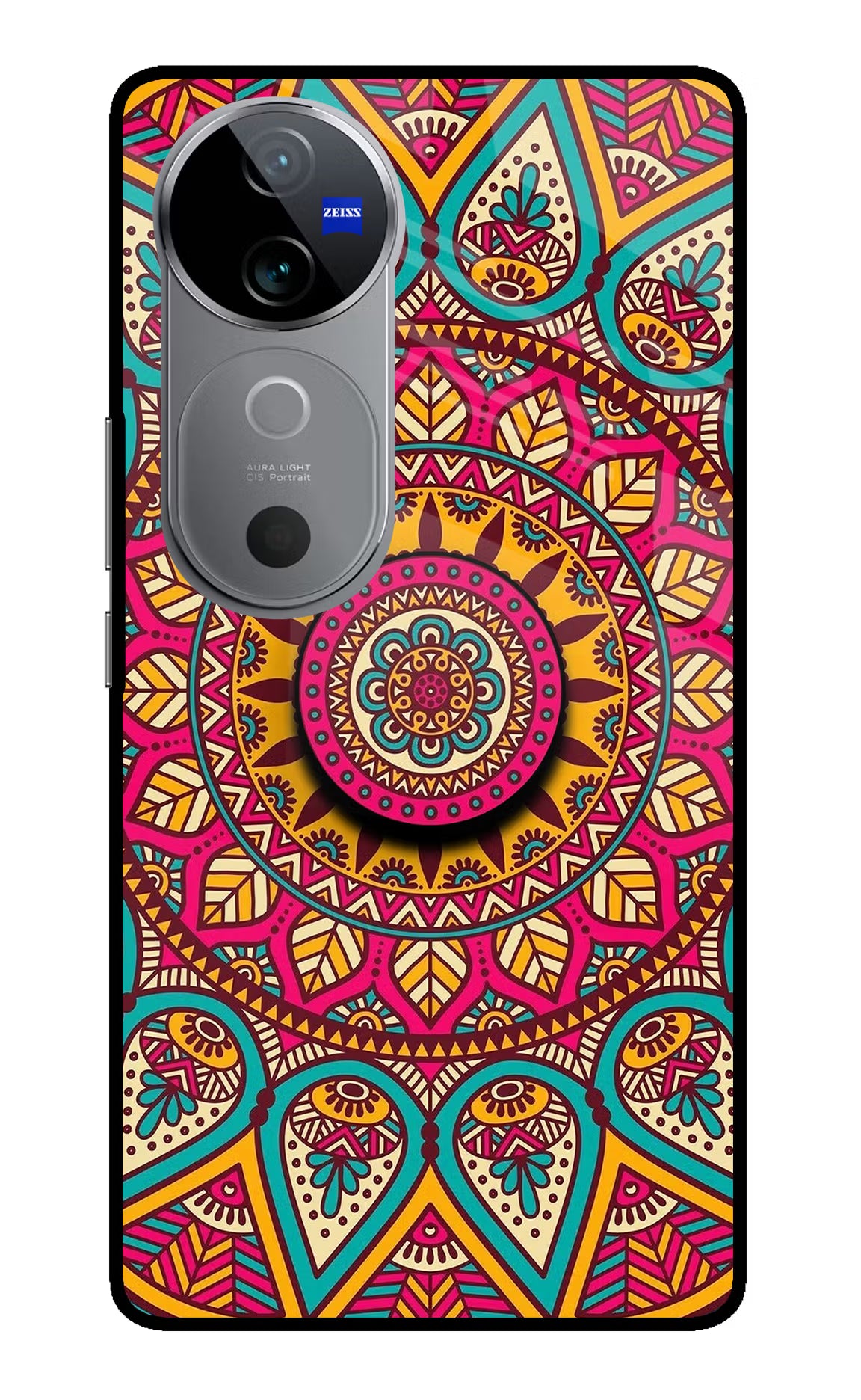 Mandala Vivo V40 5G Pop Case - Mandala Vivo V40 5G Pop Case by Casekaro Mandala Vivo V40 5G Pop Case by Casekaro