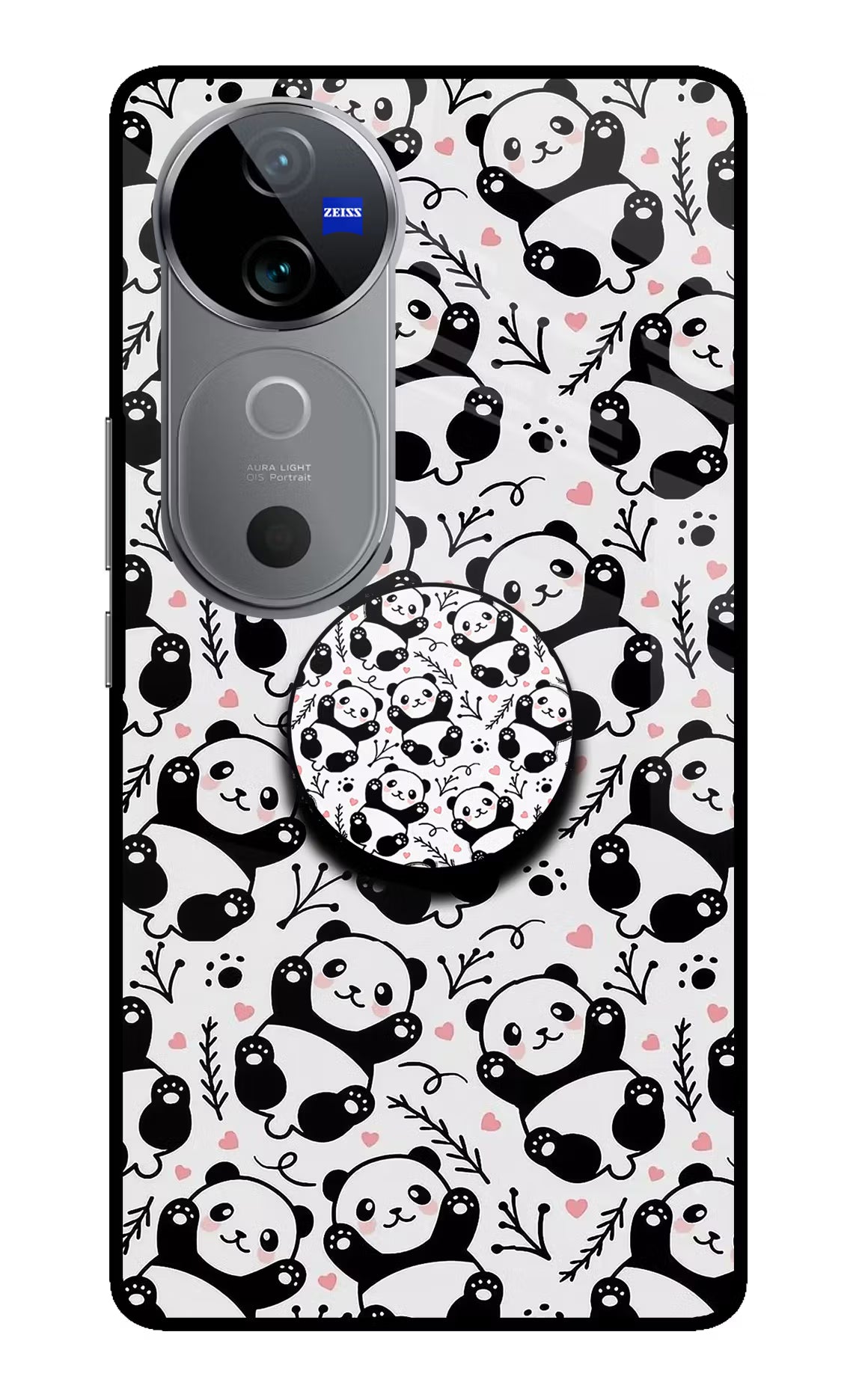 Cute Panda Vivo V40 5G Pop Case - Cute Panda Vivo V40 5G Pop Case by Casekaro Cute Panda Vivo V40 5G Pop Case by Casekaro