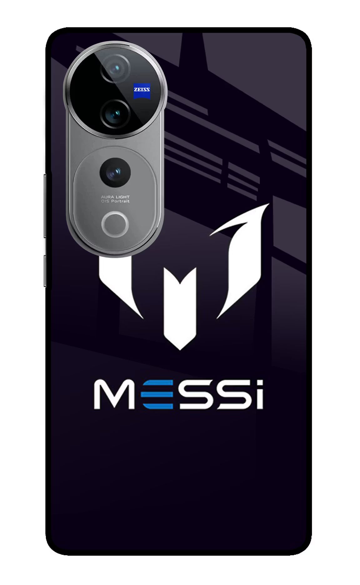 Messi Logo Vivo V40 Pro 5G Glass Case - Messi Logo Vivo V40 Pro 5G Glass Case Messi Logo Vivo V40 Pro 5G Glass Case