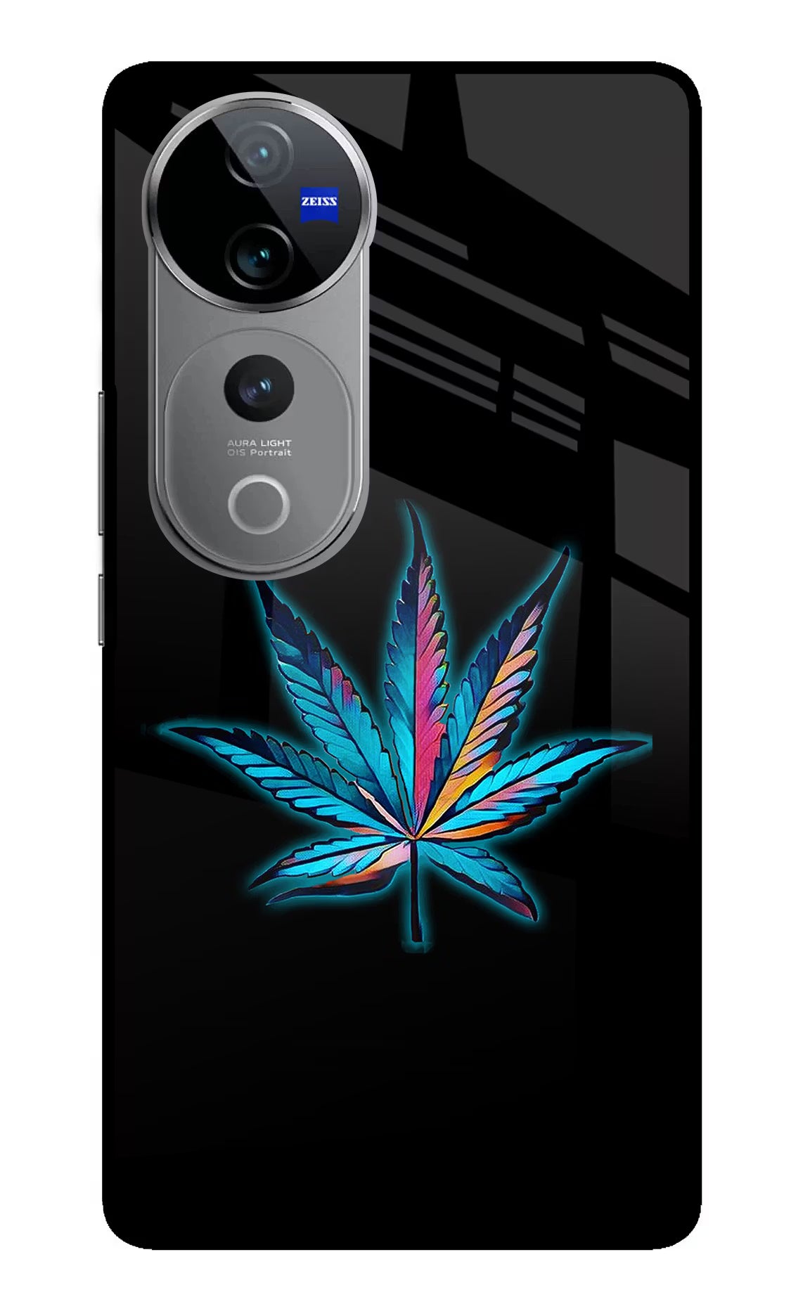 Weed Vivo V40 Pro 5G Glass Case - Weed Vivo V40 Pro 5G Glass Case Weed Vivo V40 Pro 5G Glass Case